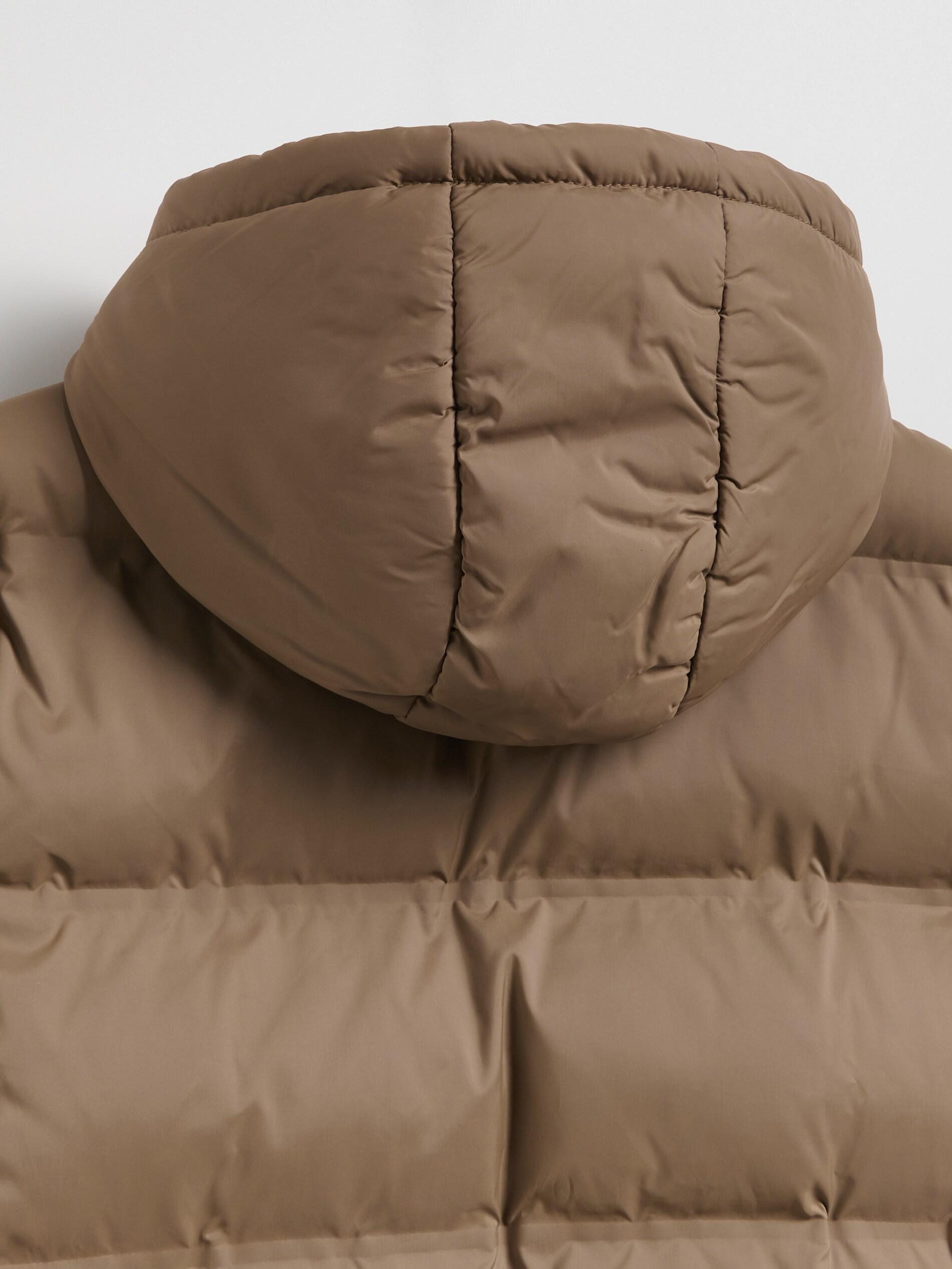 Brown Hooded Jacket, Kids Boys, Brown, large image number 2
