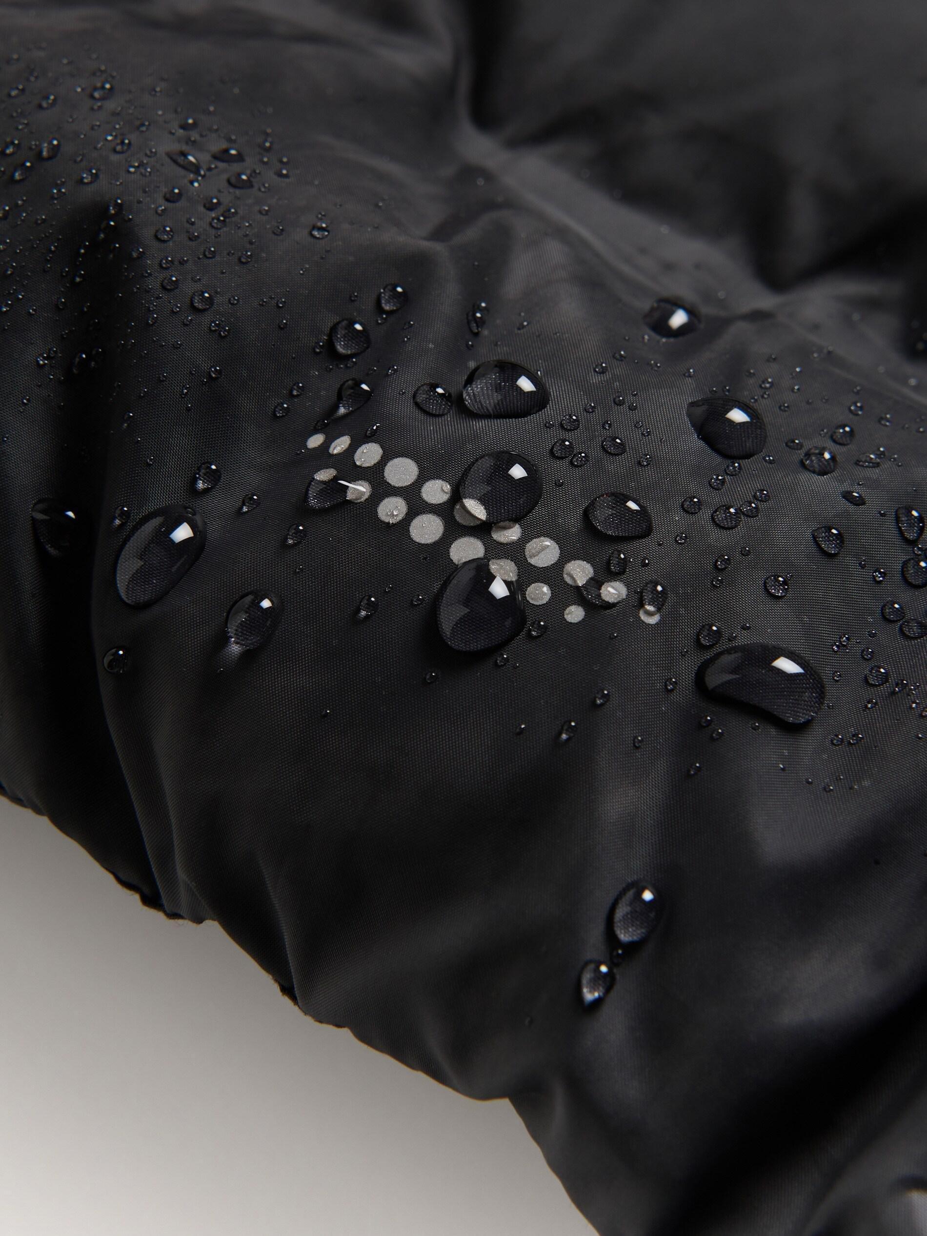 Black Hooded Jacket, Kids Boys, Black, large image number 2