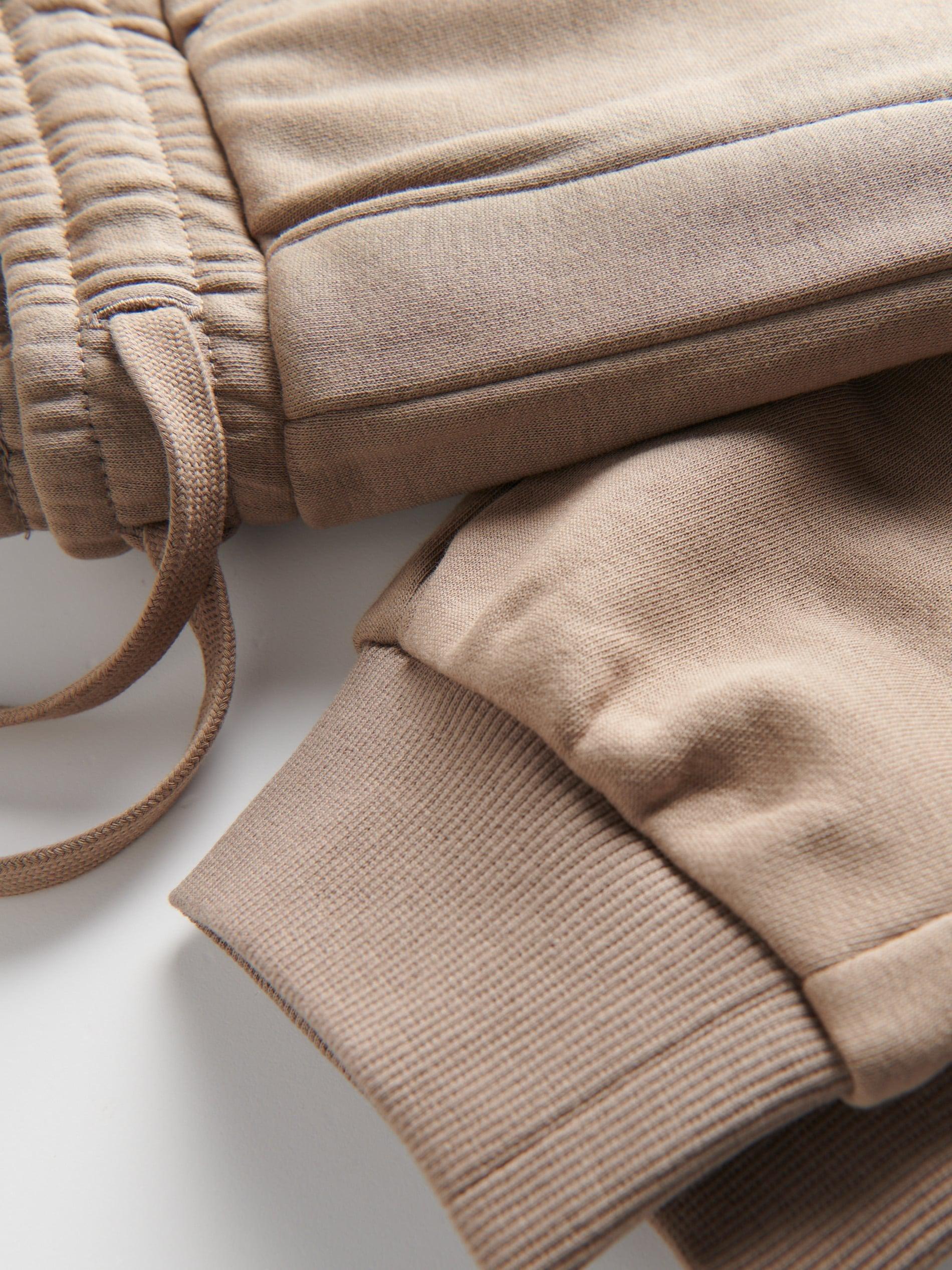 Brown Cotton Joggers, Kids Boys, , large image number 5
