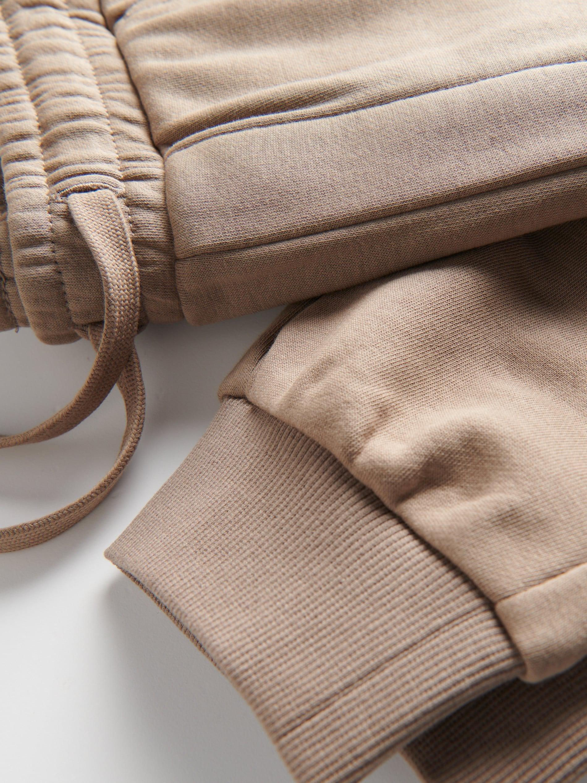 Reserved - Brown Cotton Joggers, Kids Boys