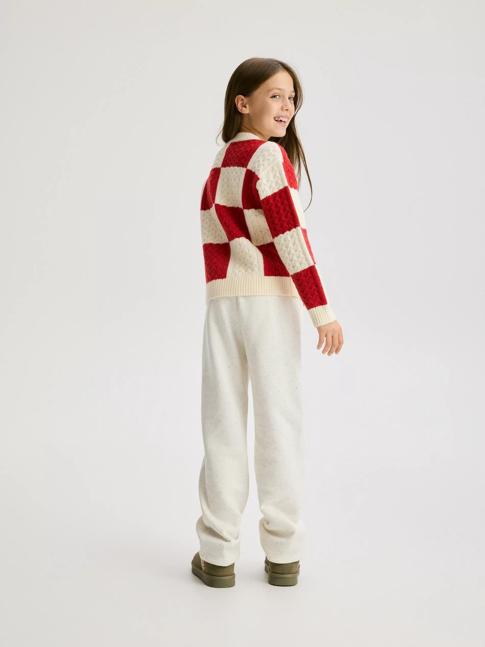 Multicolour Jumper With Christmas Applique, Multicolor, large image number 4