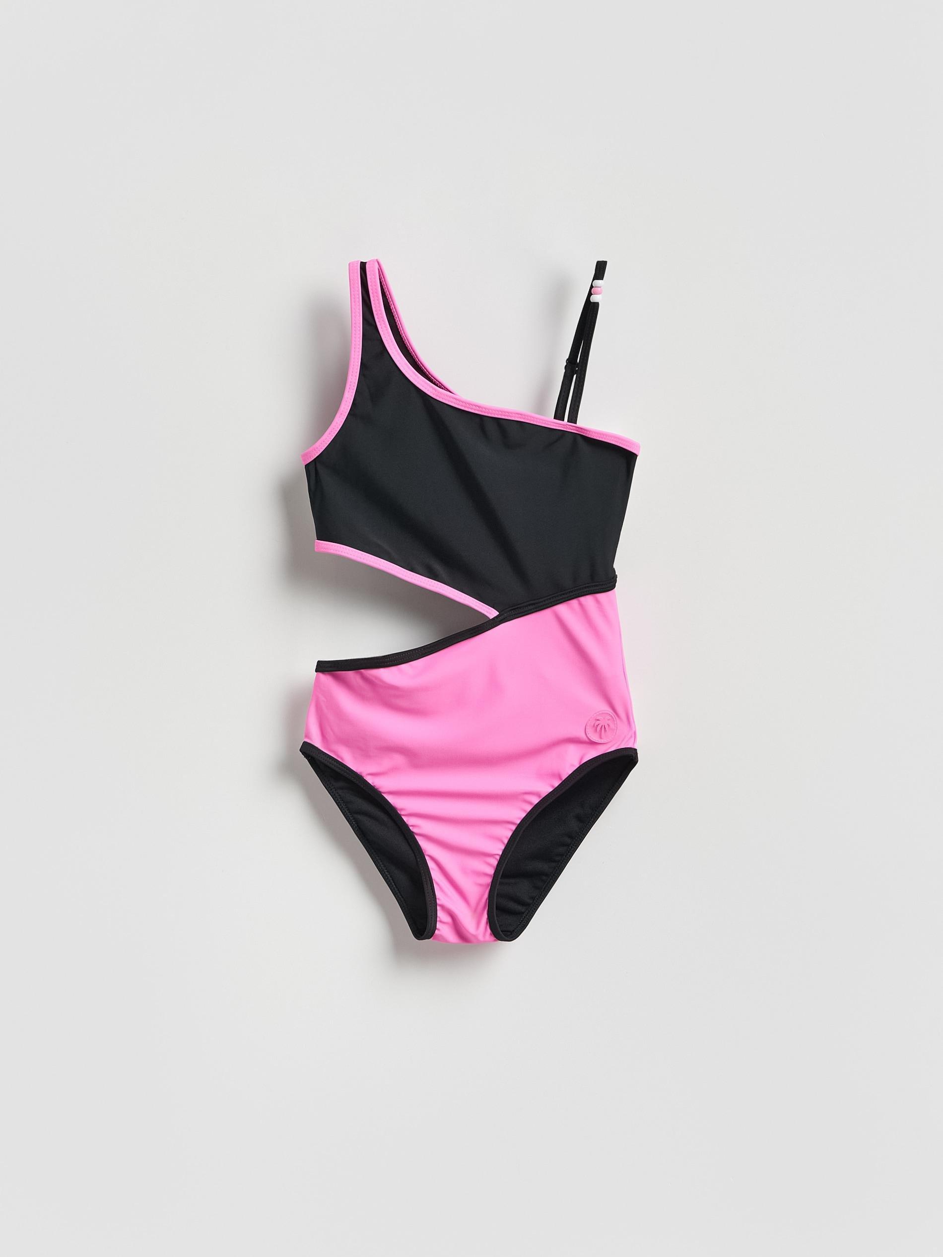 Pink One Piece Swimsuit With Cut-Outs, Pink, large image number 0