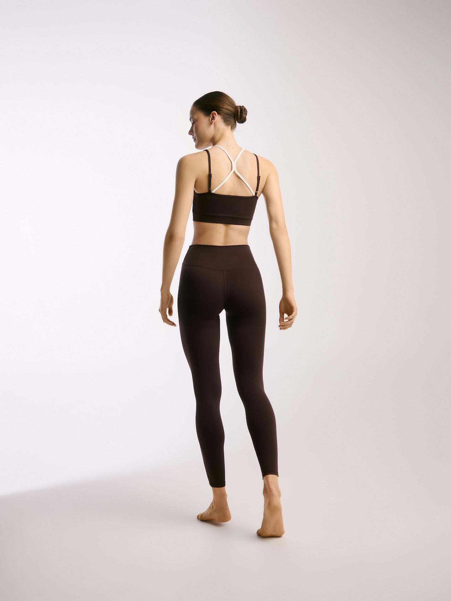 Purple Warm-Lined Leggings, Purple, medium
