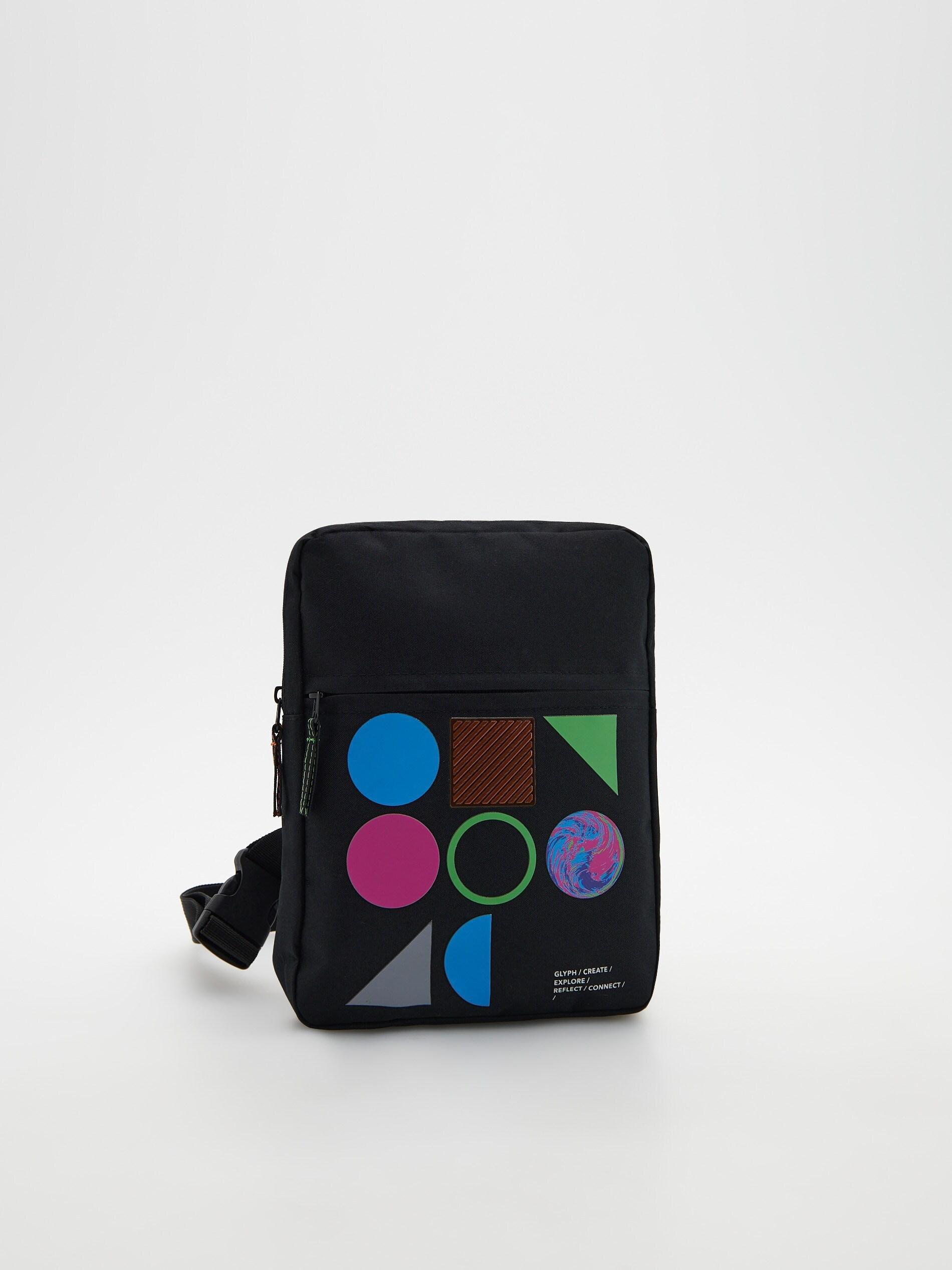 حقيبة مطبوعة سوداء, , large image number 1