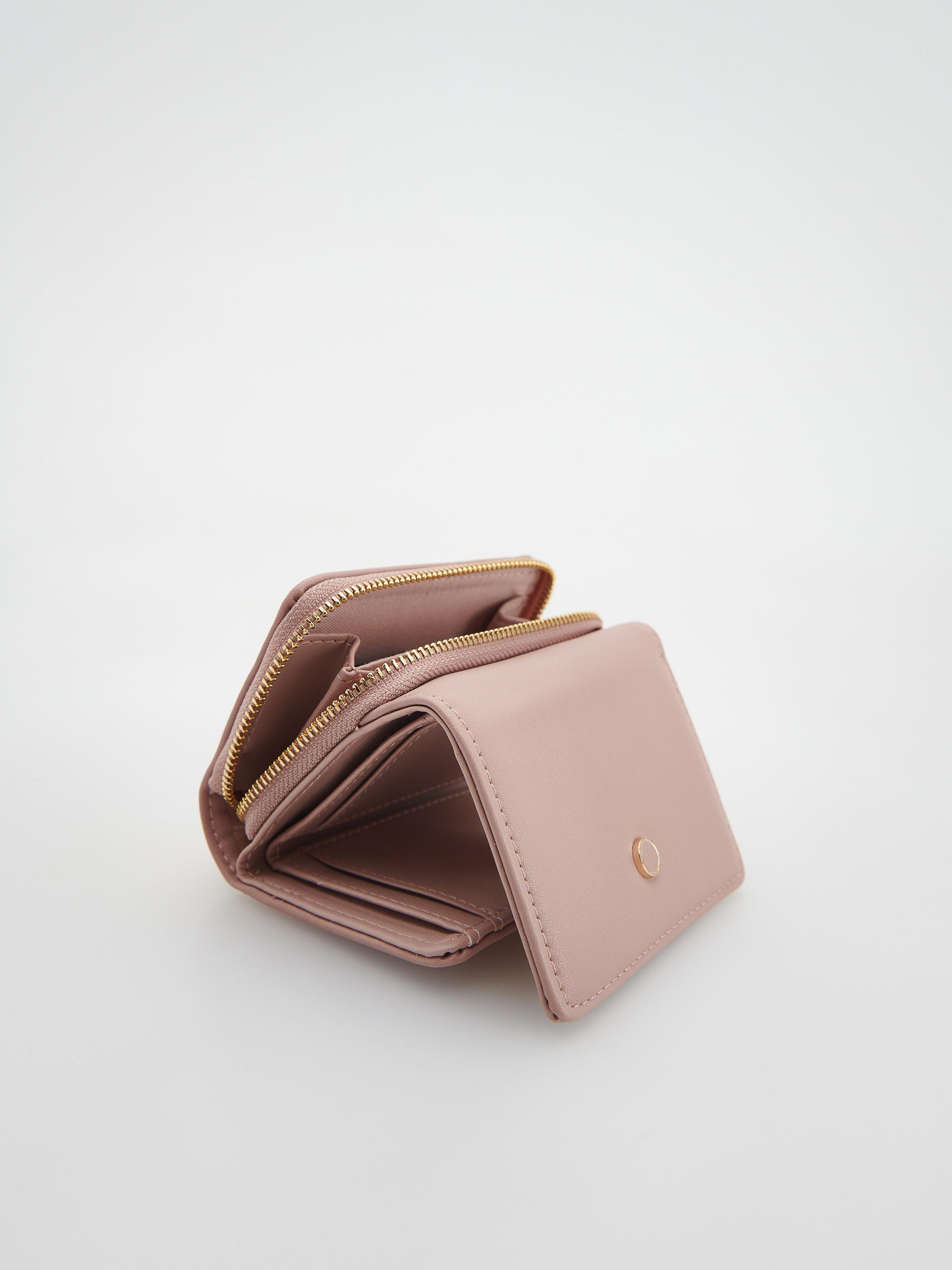Pink Plain Wallet, , large image number 1