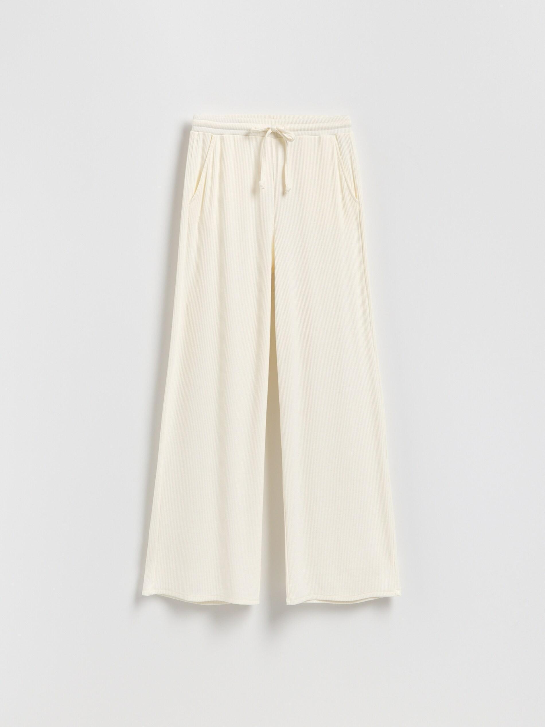 CREAM Structural fabric trousers, Ivory, large image number 4