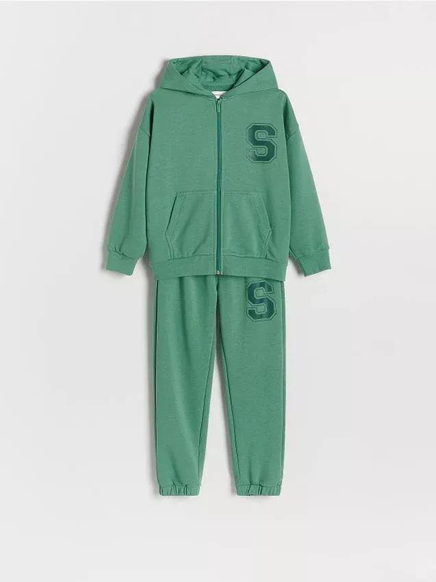 Green Sports Set With Print, , large image number 0