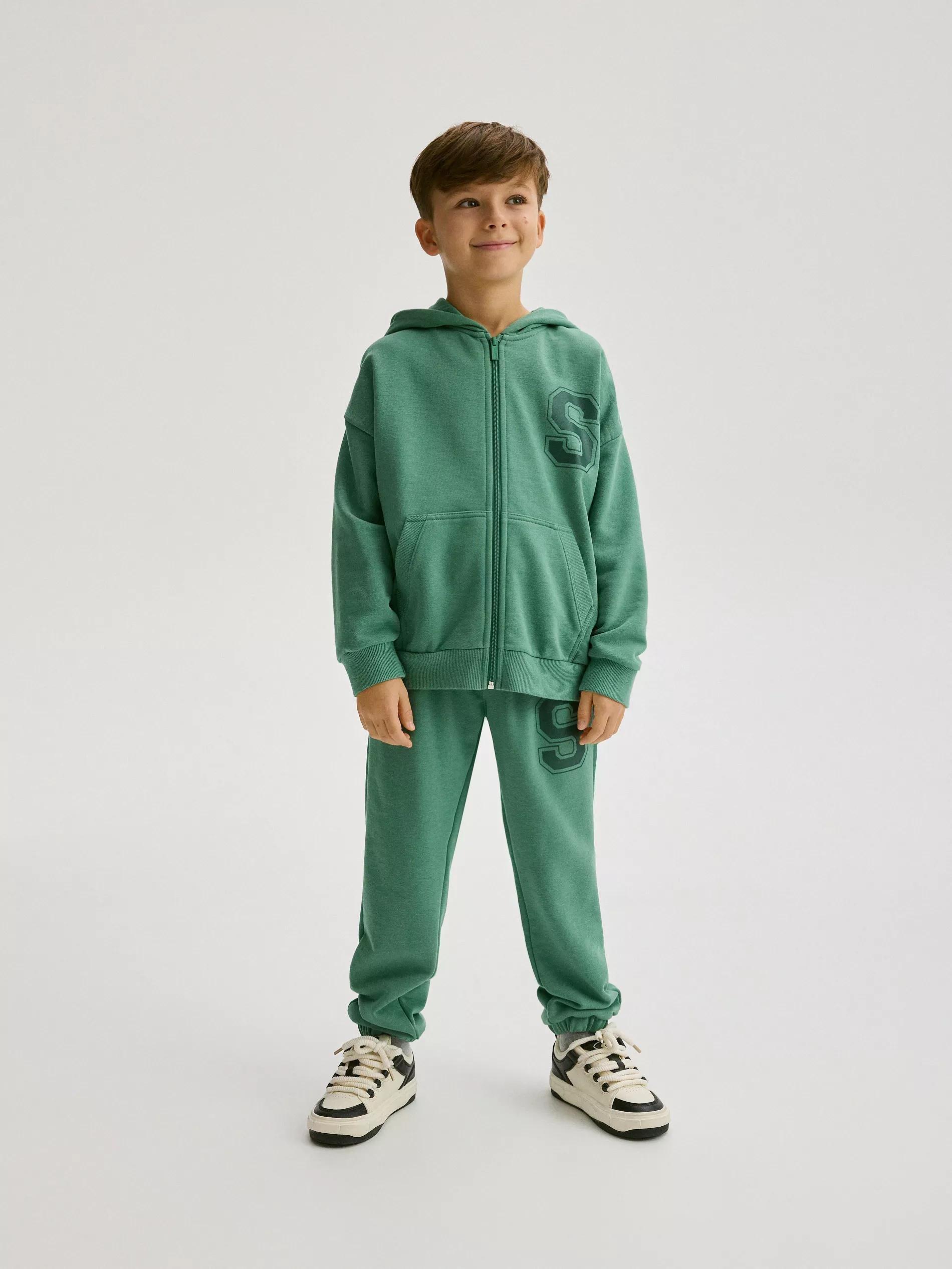 Green Sports Set With Print, , large image number 5