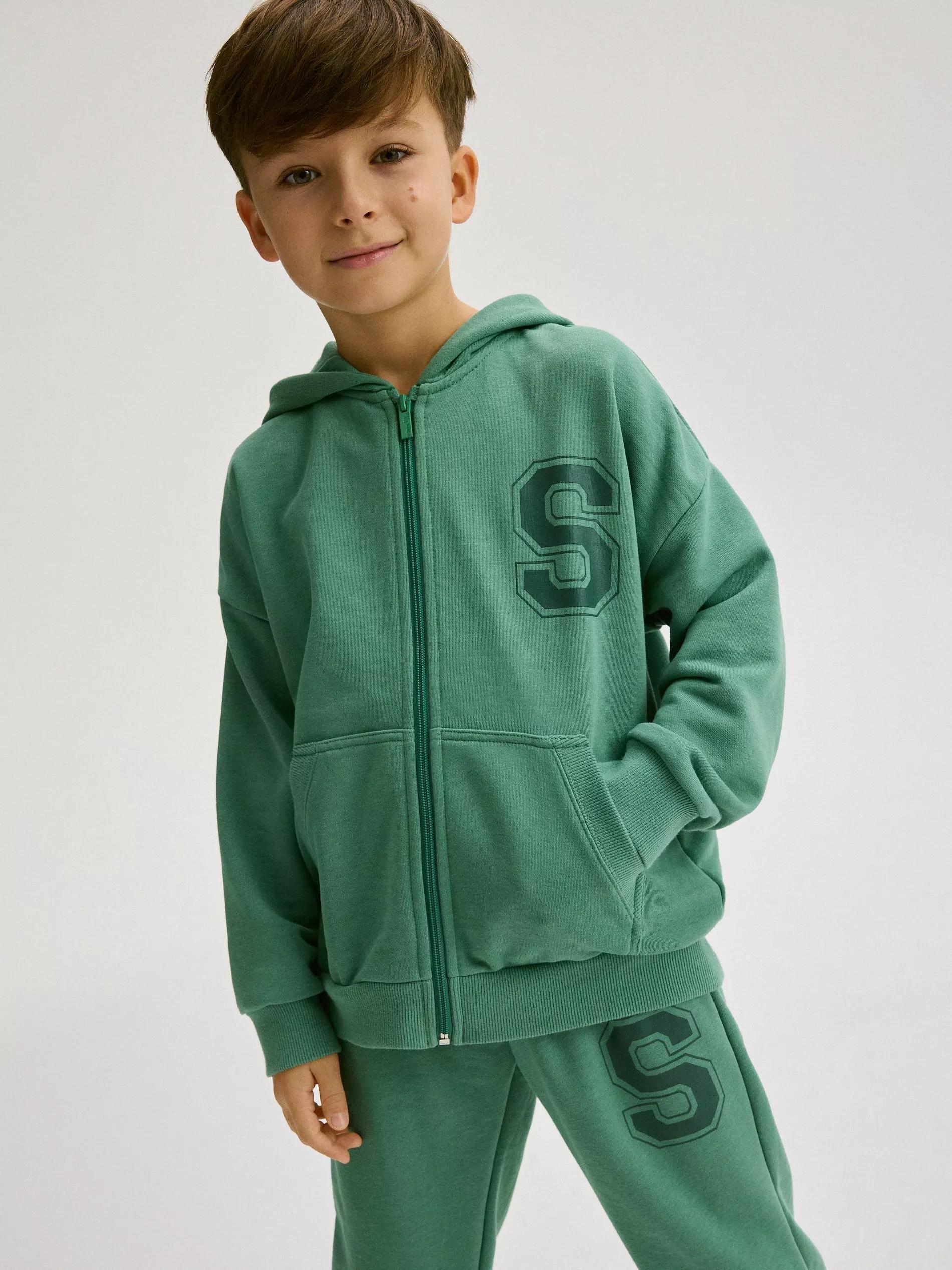 Green Sports Set With Print, , large image number 6