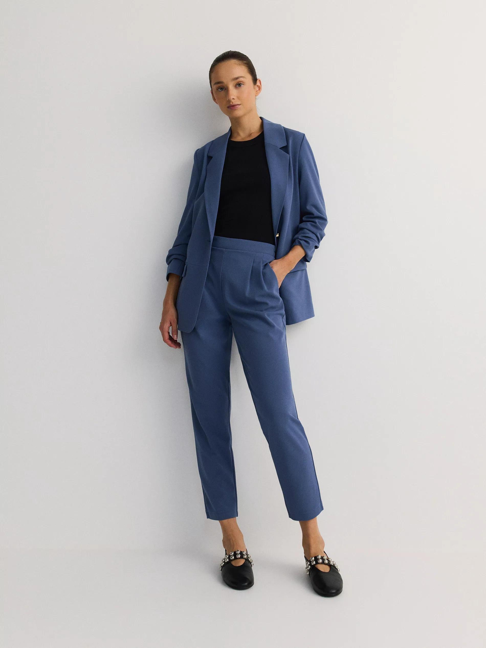 Blue Trousers, Blue, medium