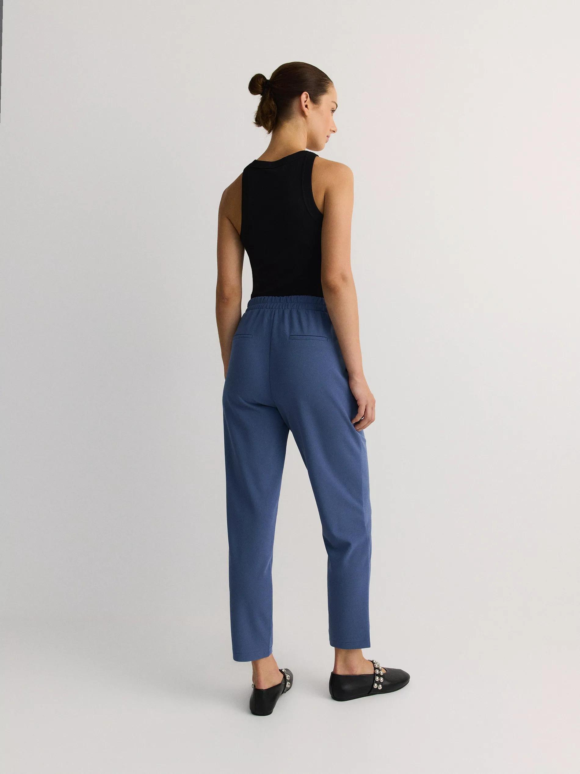 Blue Trousers, Blue, medium