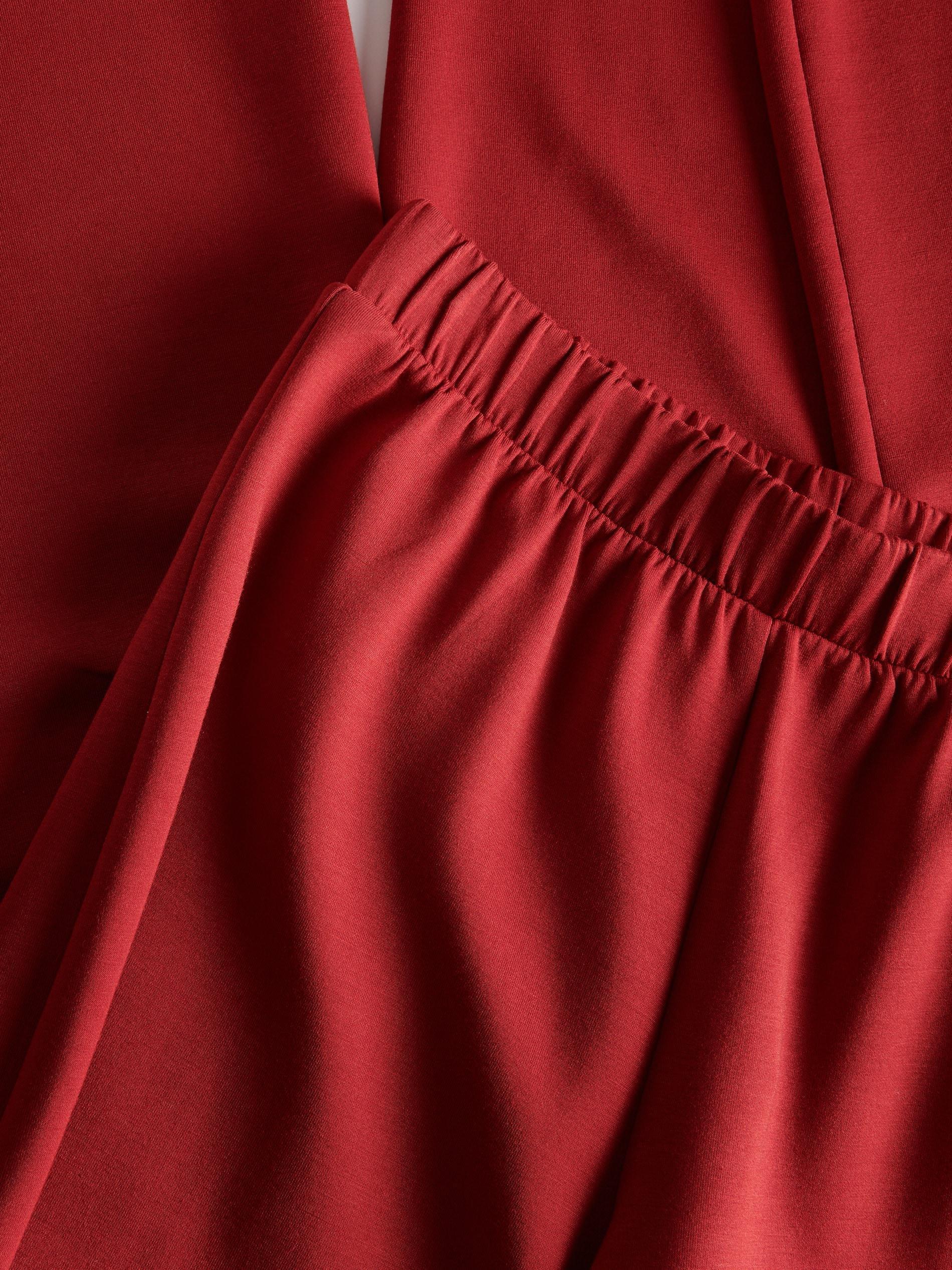 Maroon Wide Leg Trousers, , large image number 5