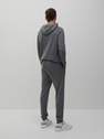 Reserved - Premium Mid Grey Merino Wool Sweatpants, Men