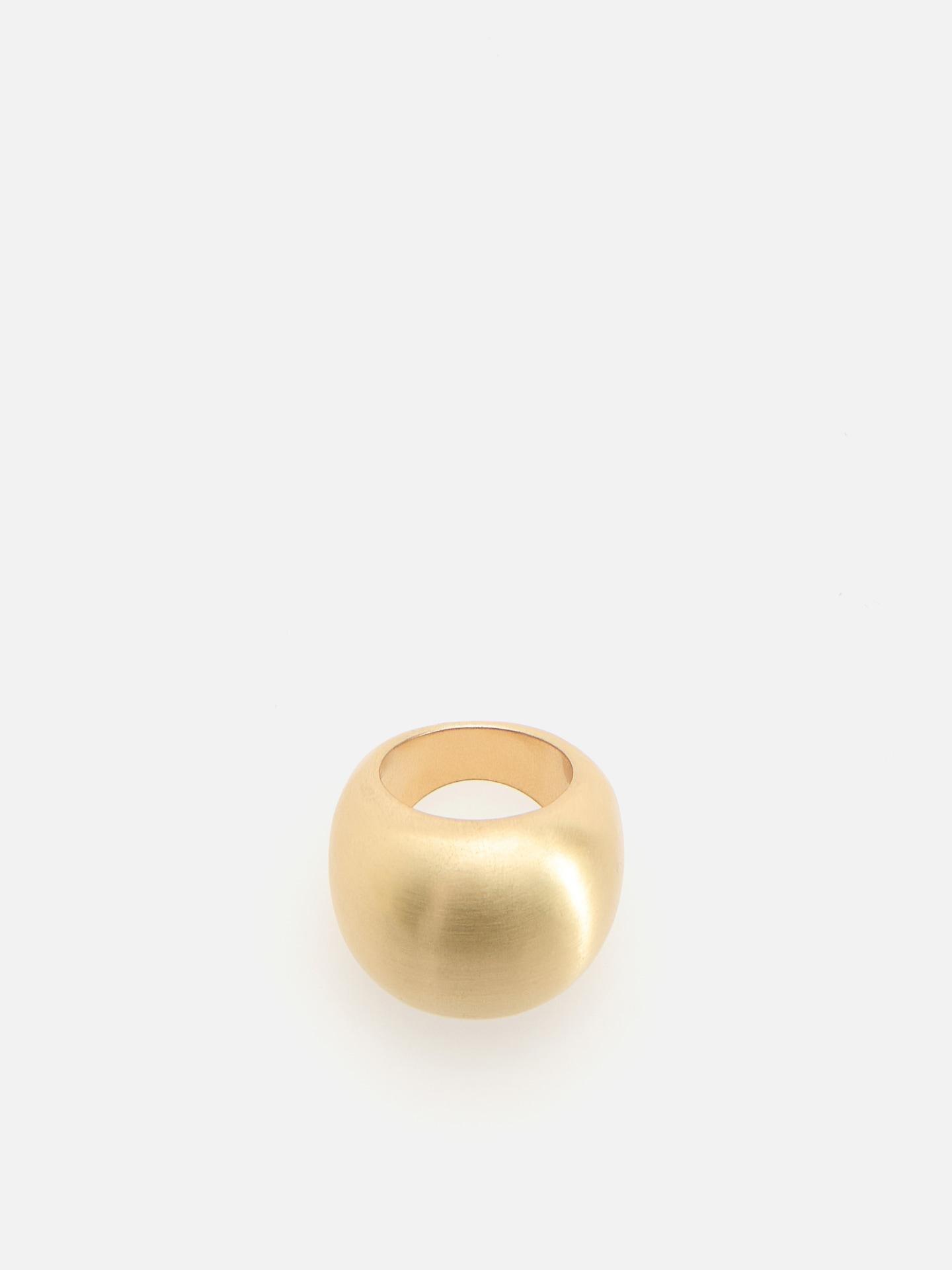 Gold Chunky Ring, Golden, large image number 0