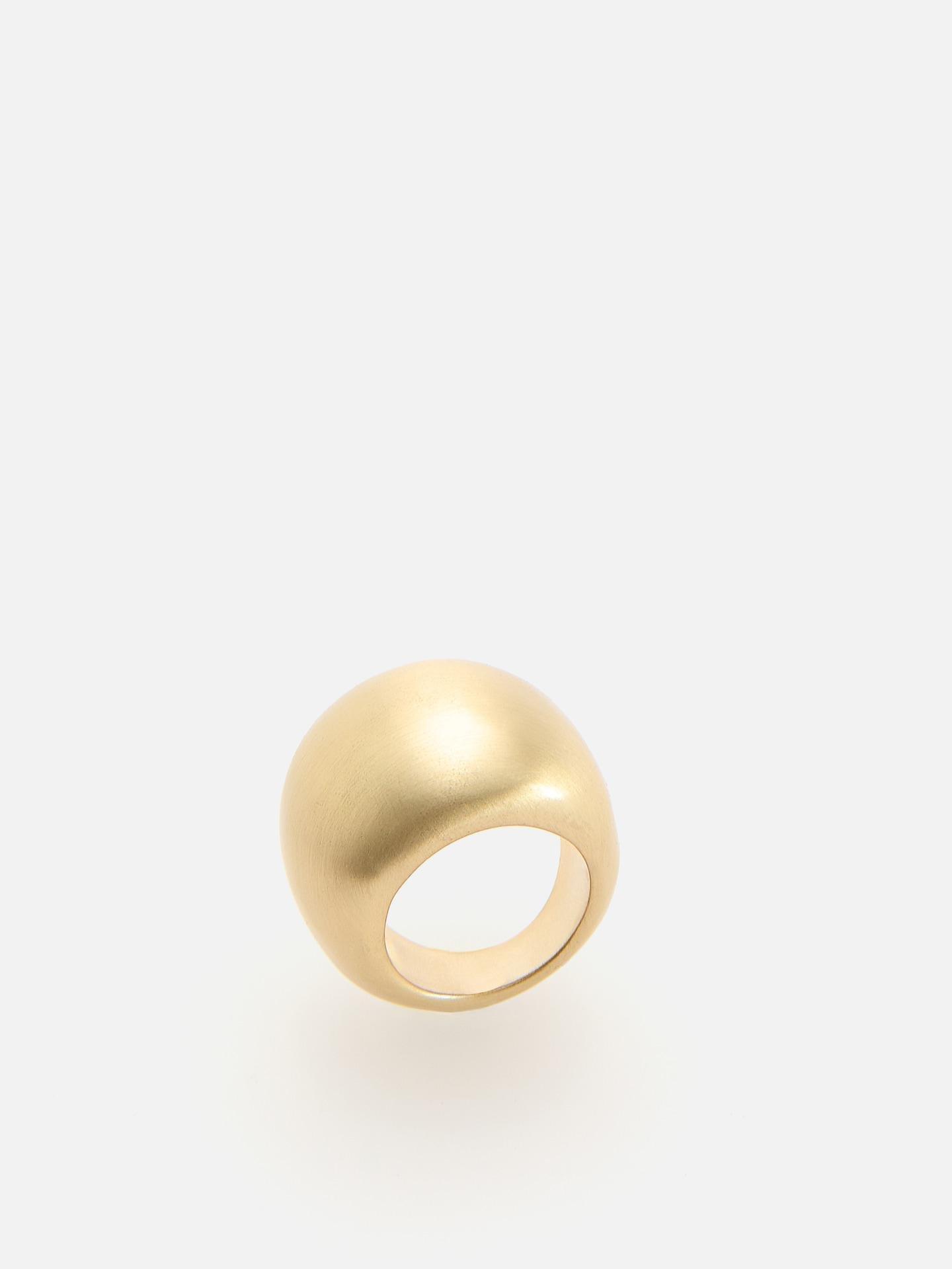 Gold Chunky Ring, Golden, large image number 1
