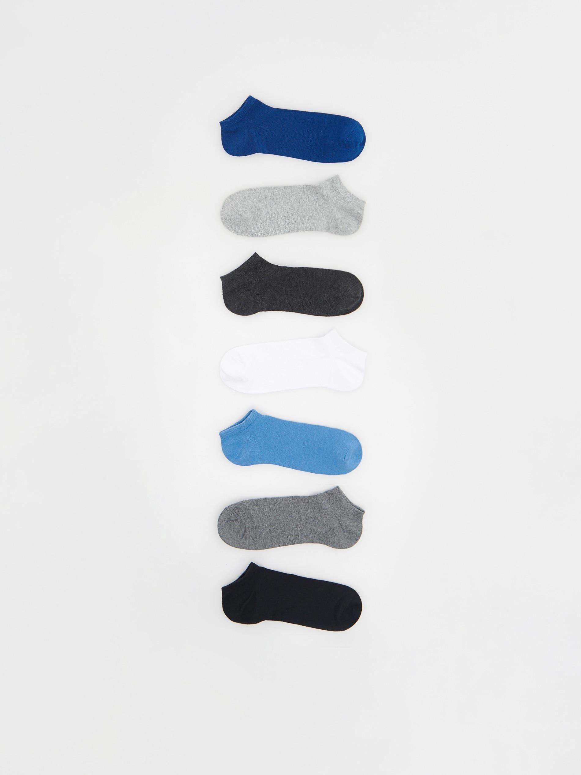 Grey Socks, Set Of 7, , large image number 0