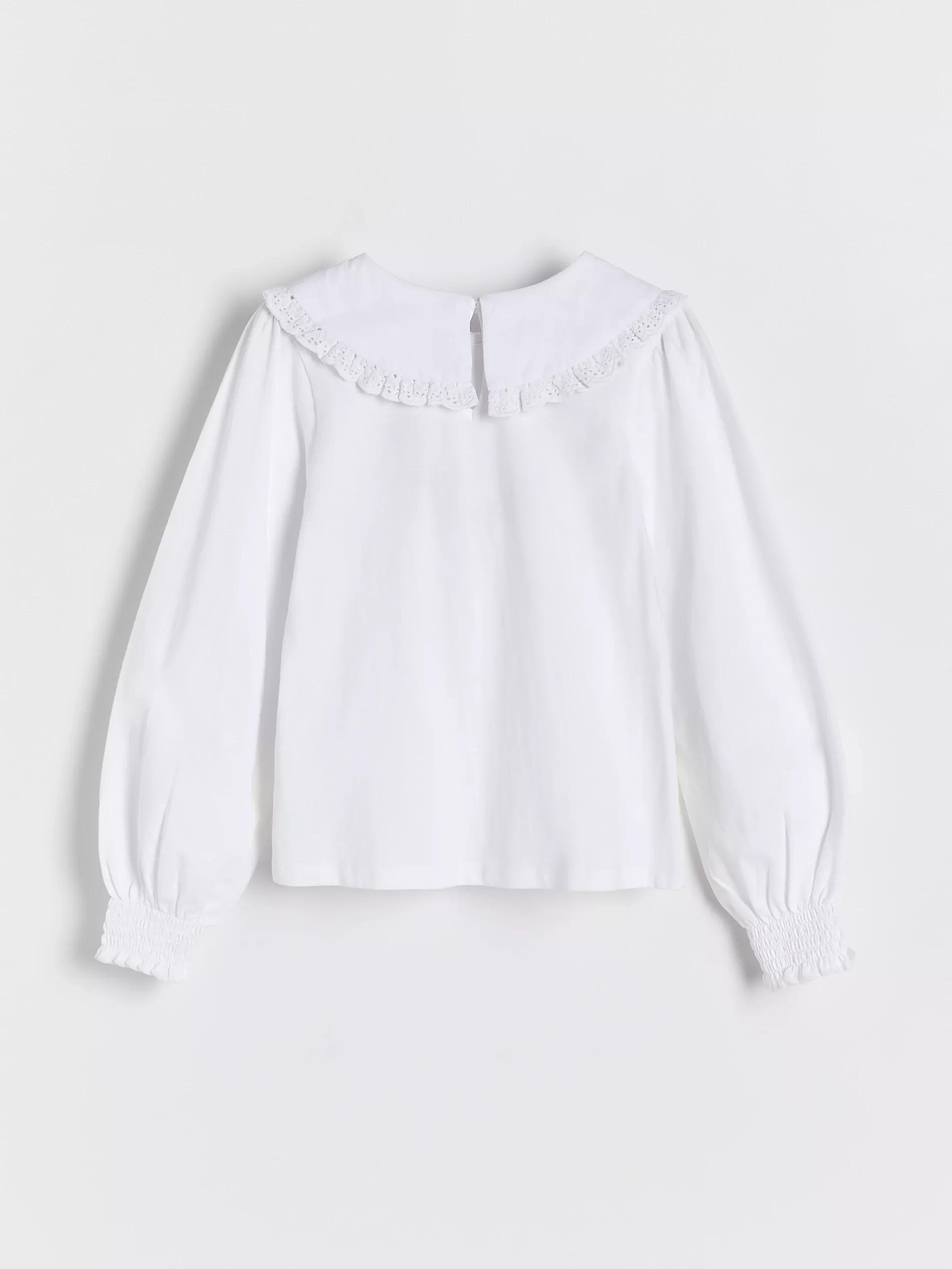 White Blouse With Collar, , large image number 2