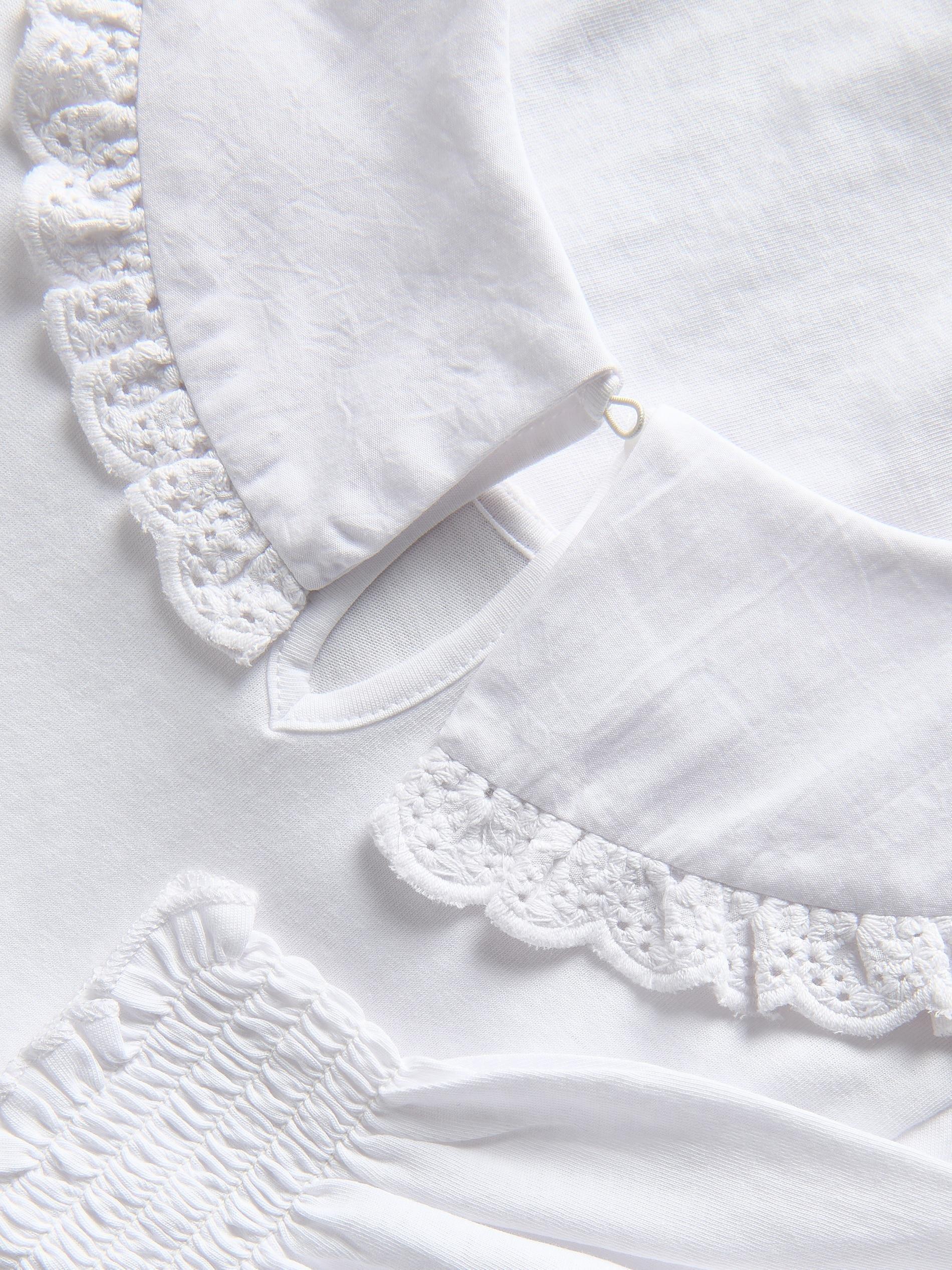 White Blouse With Collar, , large image number 6