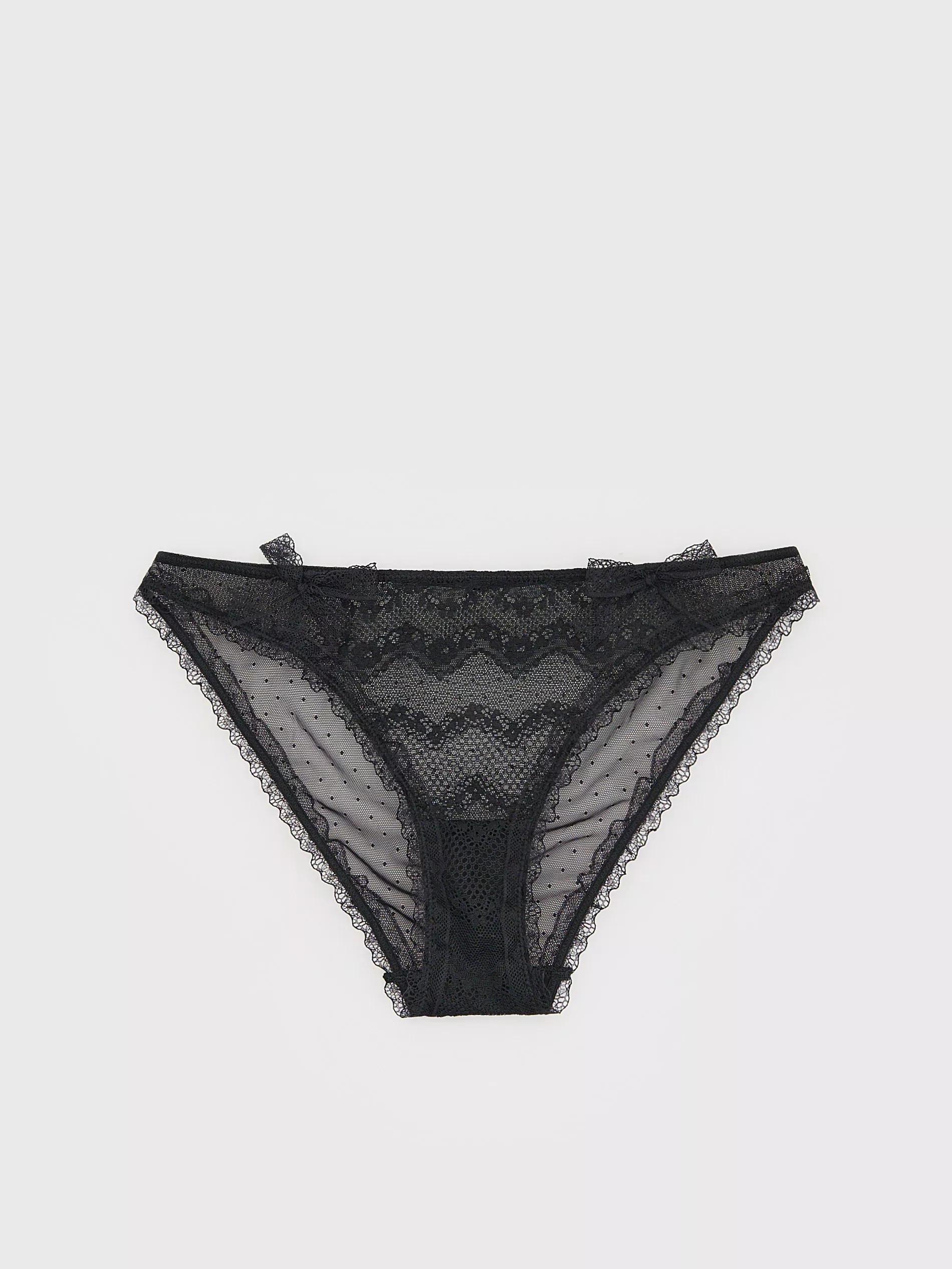 Black Bikini Briefs, , large image number 1