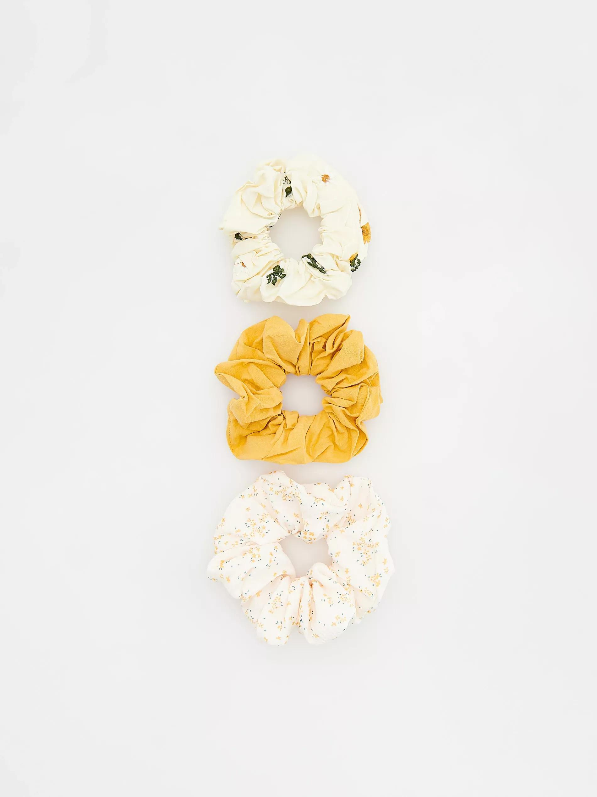 Multicolour Scrunchies 3 Pack, Multicolor, large image number 0