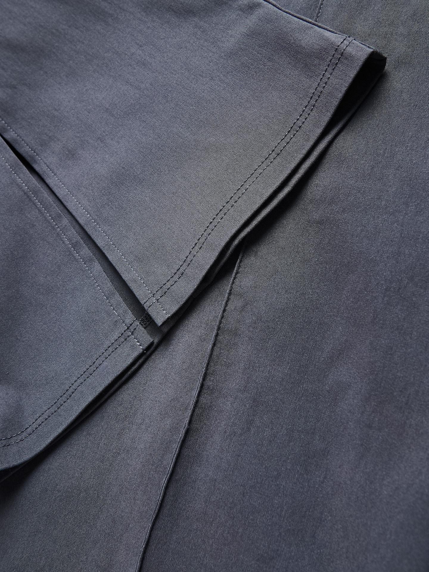 Grey Viscose Blend Flare Trousers, Grey, large image number 3