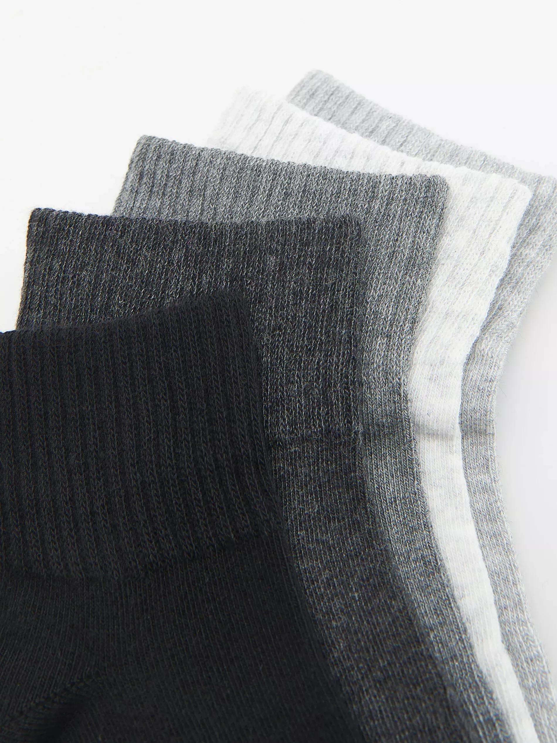 Grey Socks, Set Of 5, , large image number 1