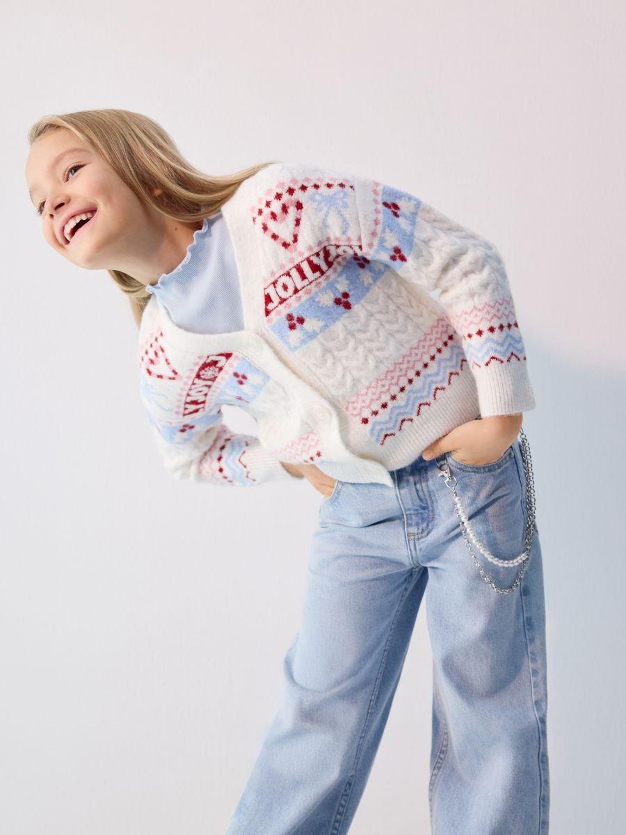 Cream Holiday cardigan, Ivory, large image number 1