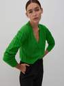 Reserved - Fresh Green Knitted Blouse, Women