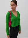 Reserved - Fresh Green Knitted Blouse, Women