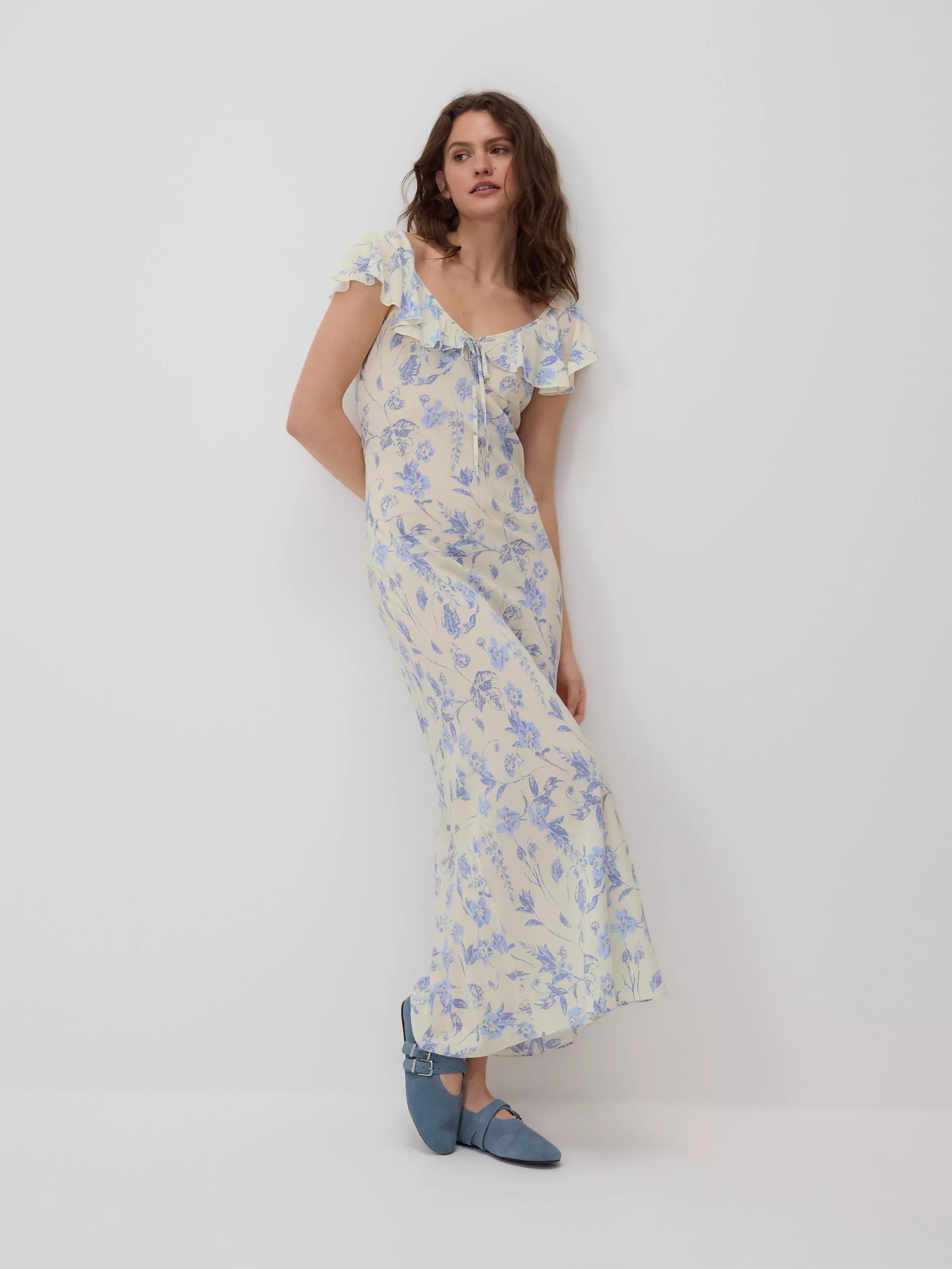 Multicolour Printed Maxi Dress, , large image number 0