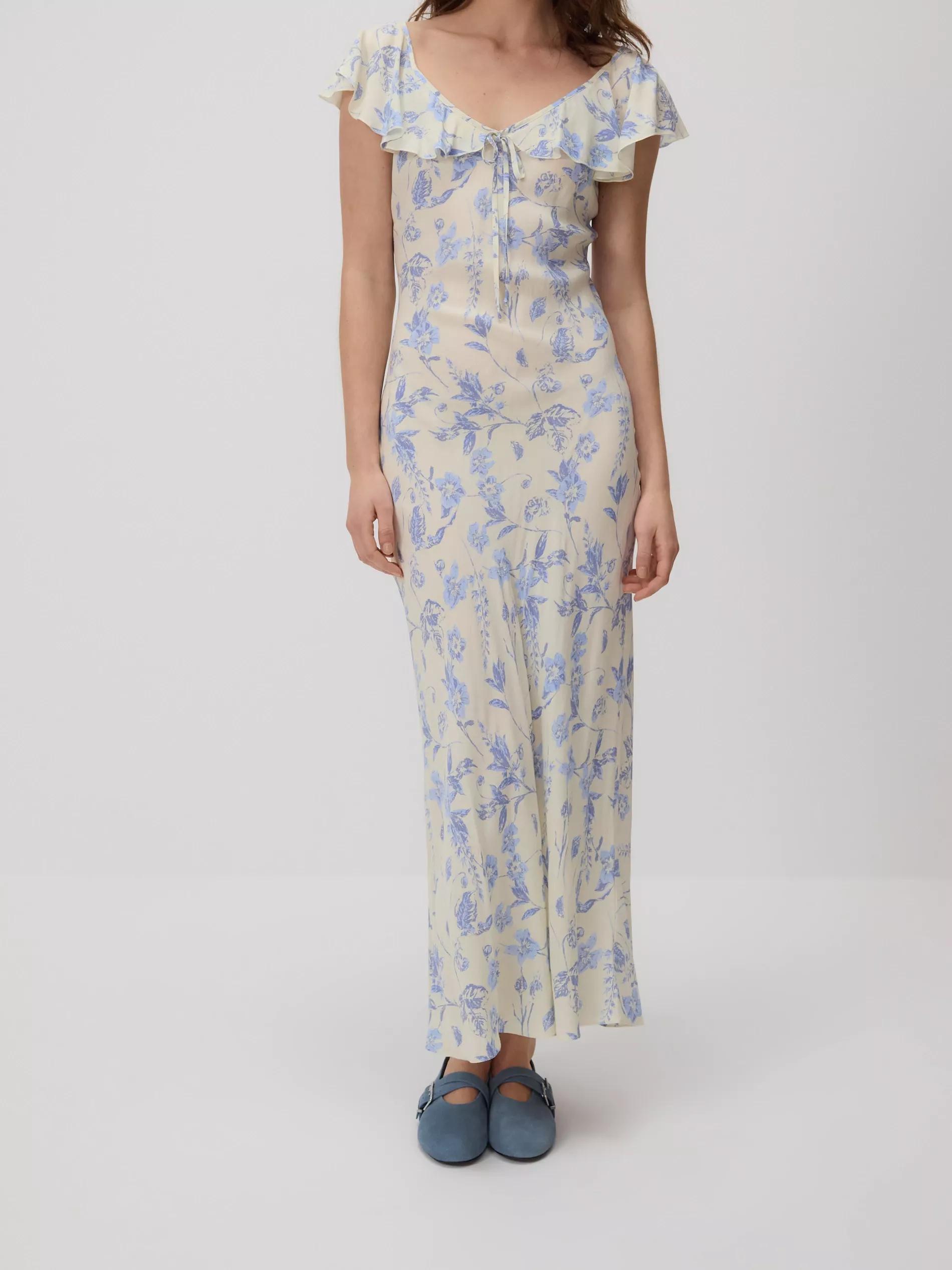 Multicolour Printed Maxi Dress, , large image number 4
