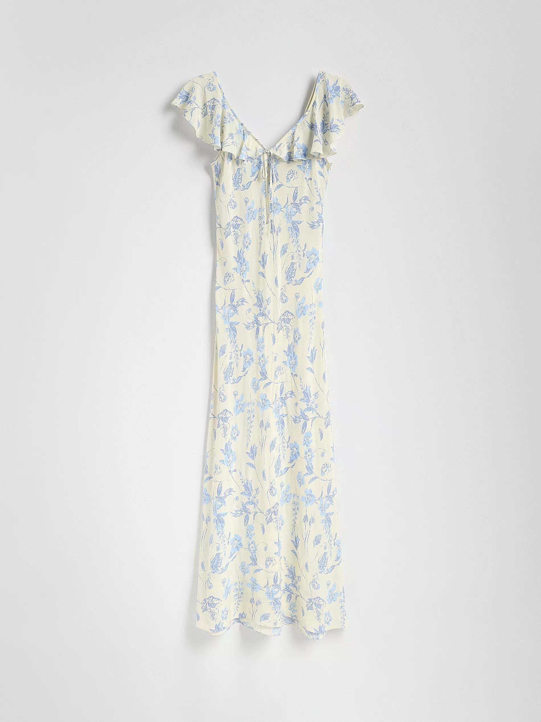 Multicolour Printed Maxi Dress, , large image number 5