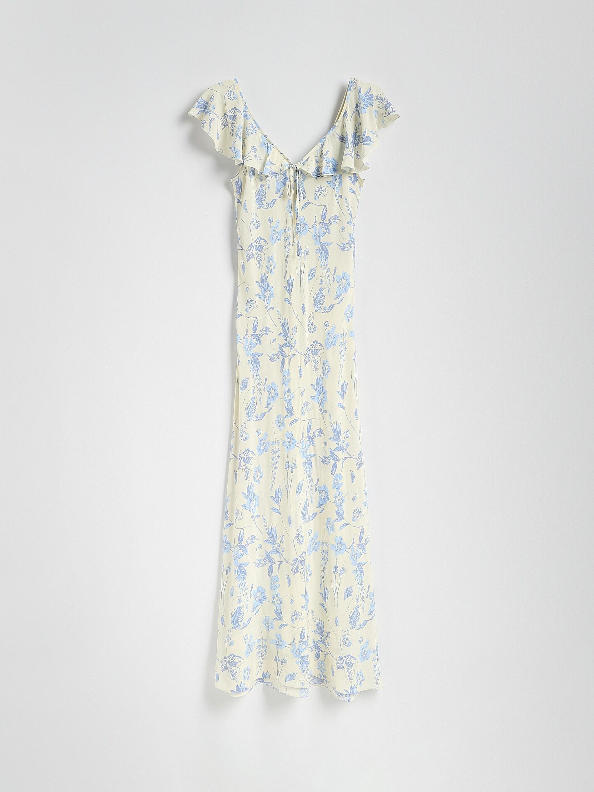 Multicolour Printed Maxi Dress, Multicolor, large image number 5