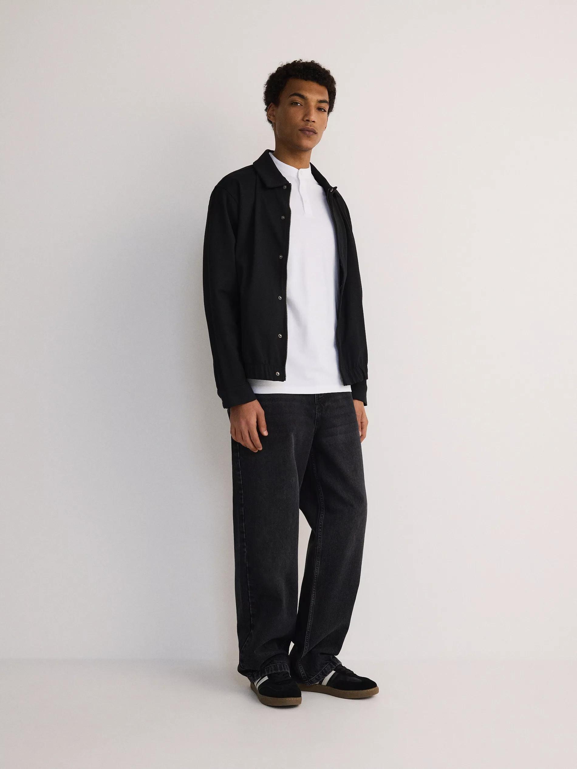 White Collared Polo Shirt, , large image number 4