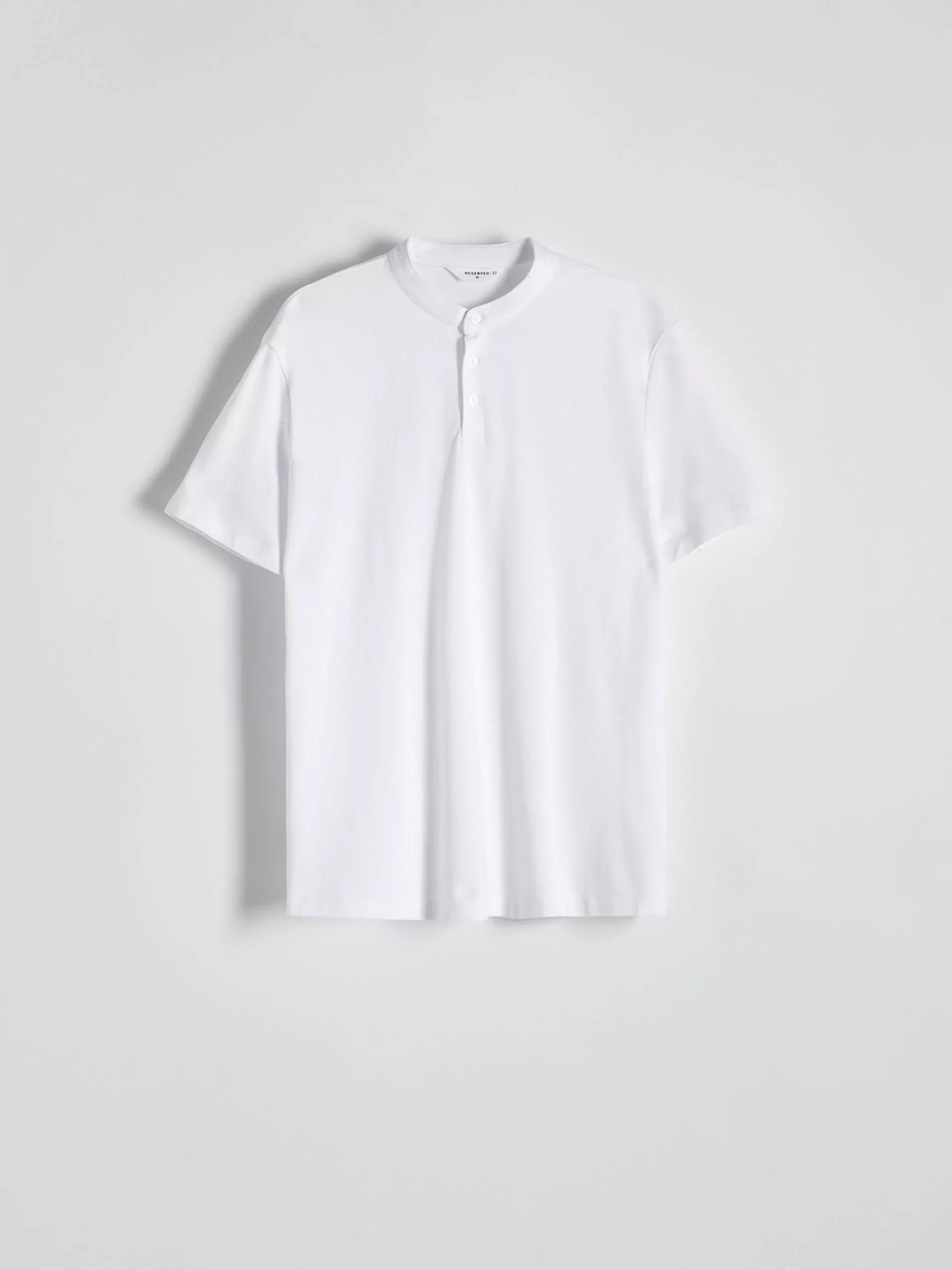 White Collared Polo Shirt, , large image number 5