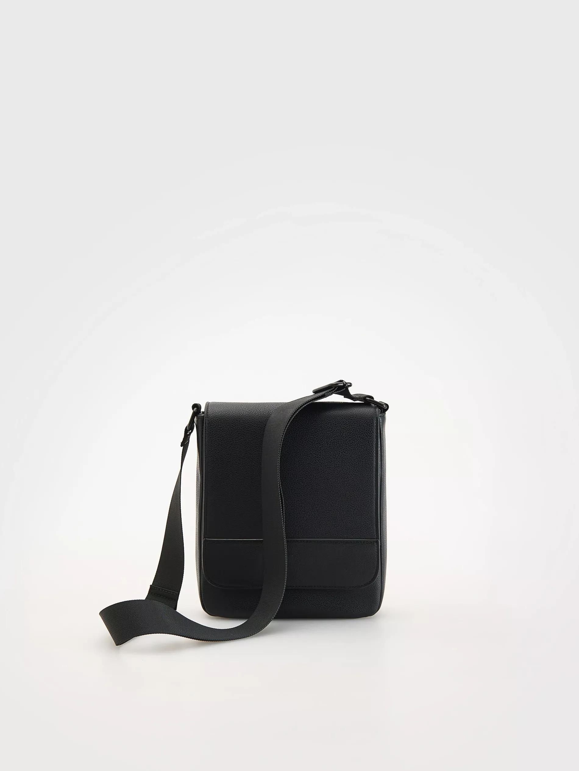Black Shoulder Strap Bag, Black, large image number 2
