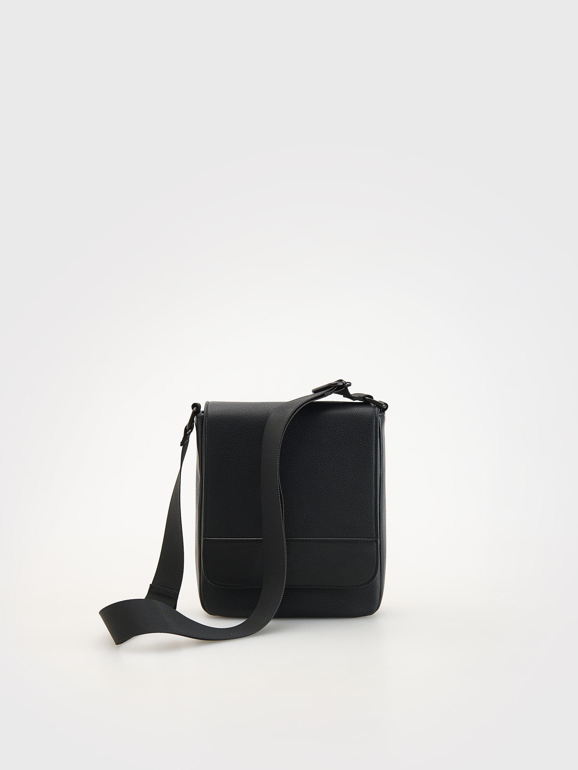 Black Shoulder Strap Bag, Black, large image number 5