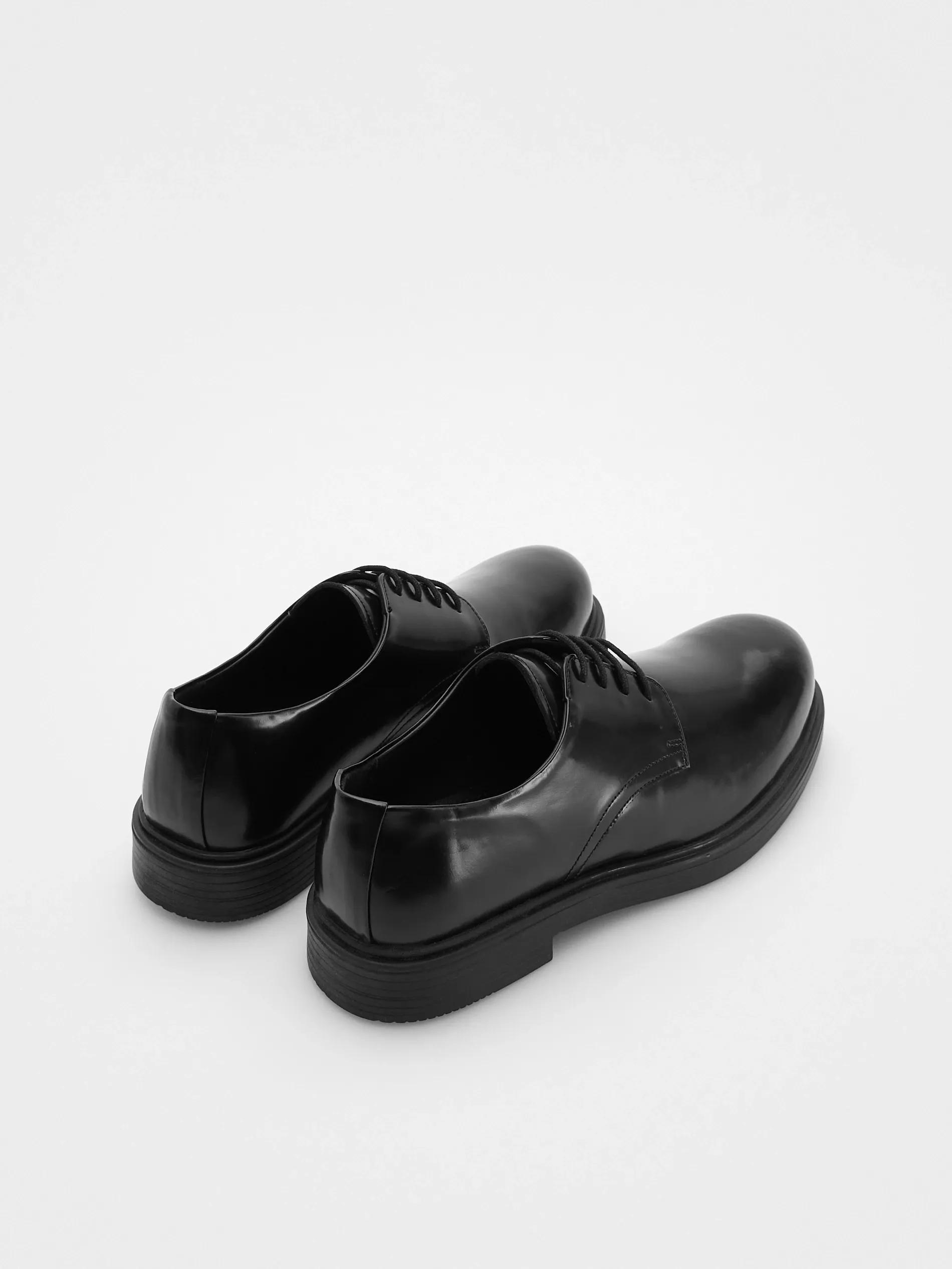 Black Leather Shoes, , large image number 2