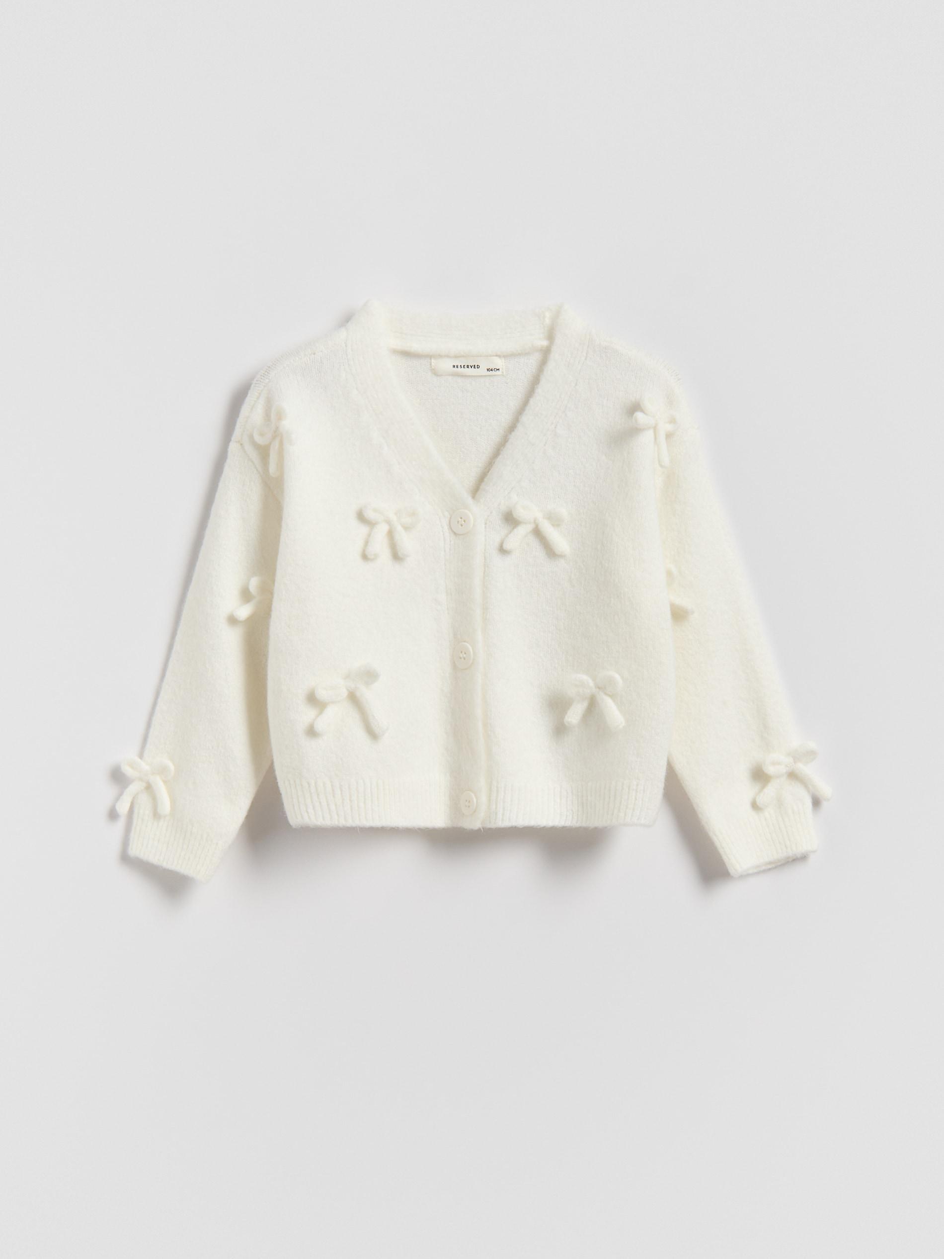 Cream Wool Blend Jumper, Ivory, medium