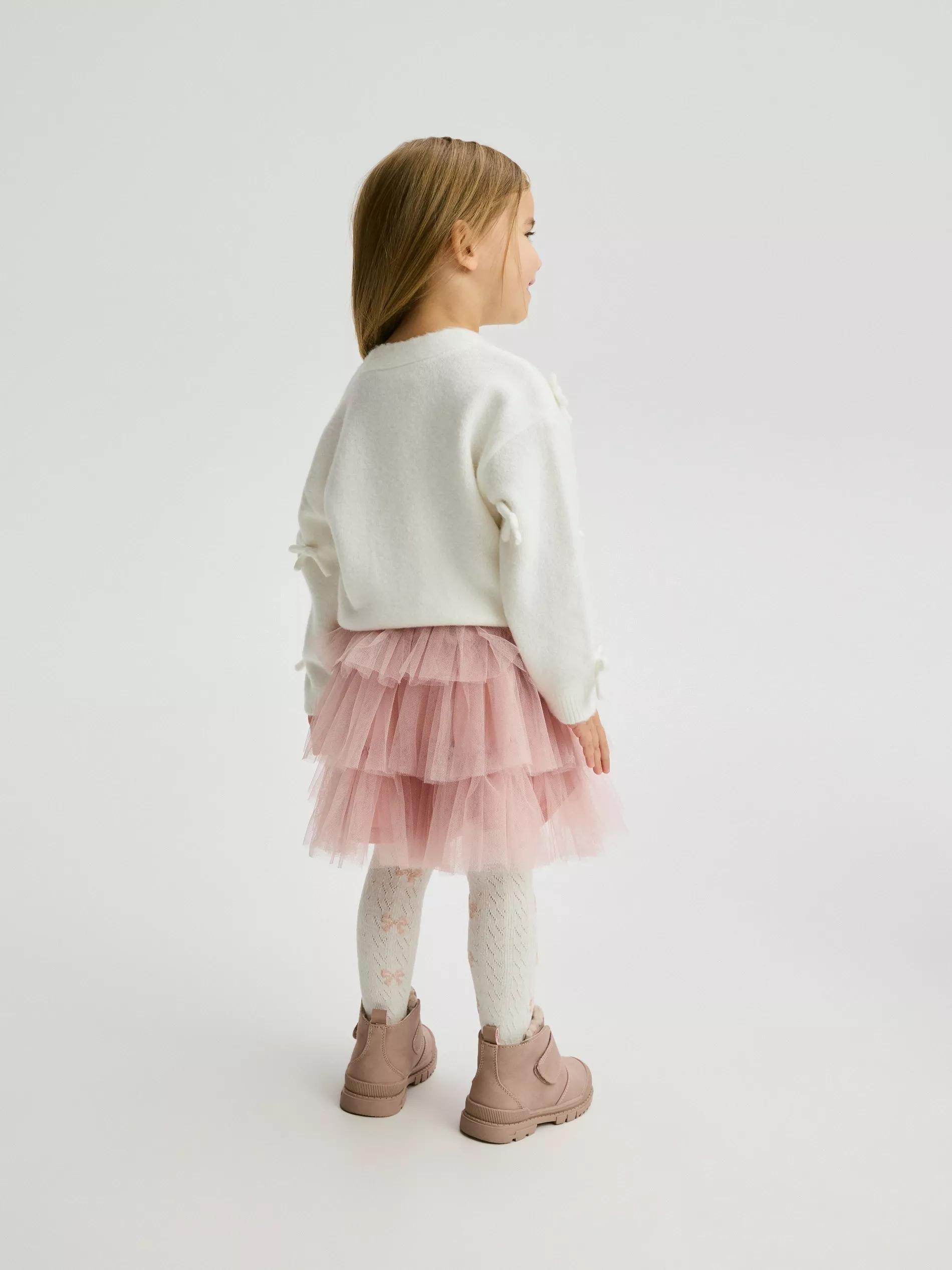 Cream Wool Blend Jumper, Ivory, large image number 4