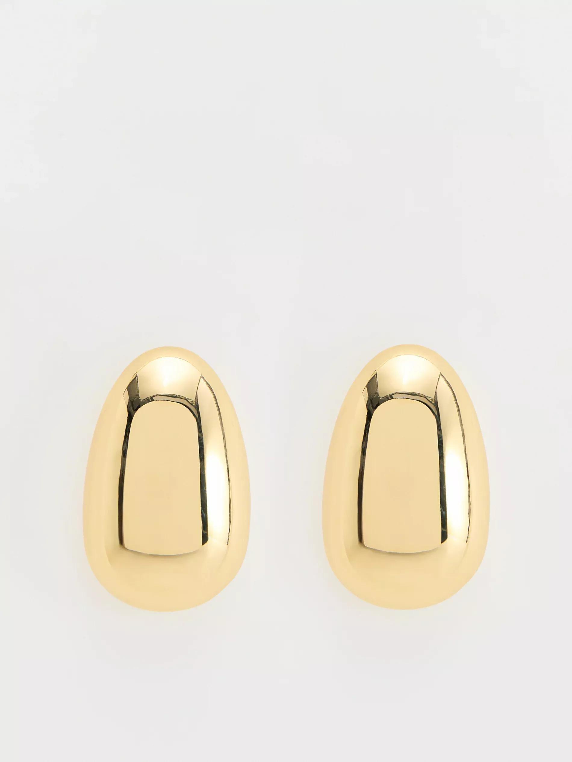 Golden Dangle Earrings, Golden, large image number 0