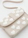 Reserved - cream Hearts bag