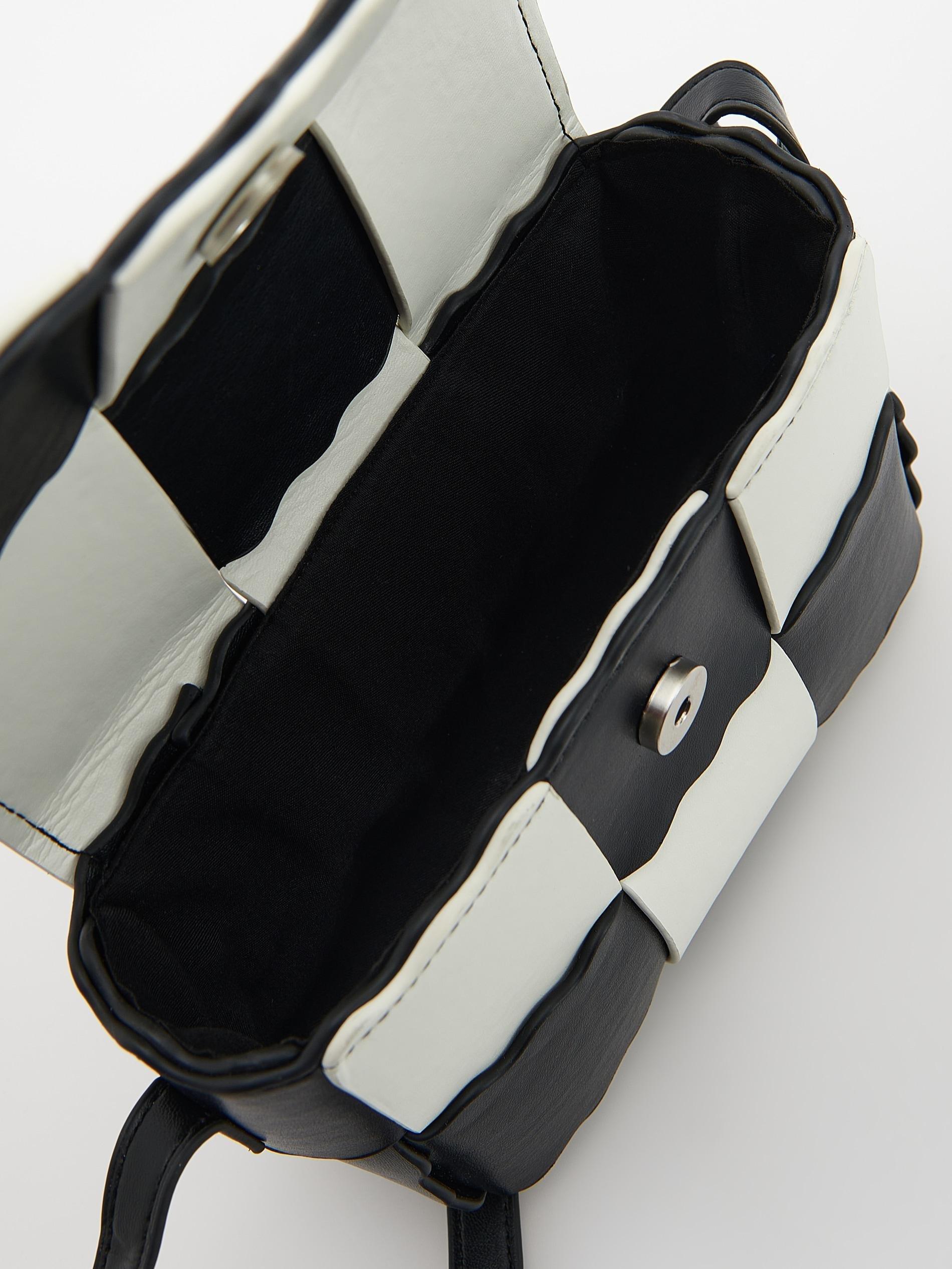 black Faux leather bag, Black, large image number 6