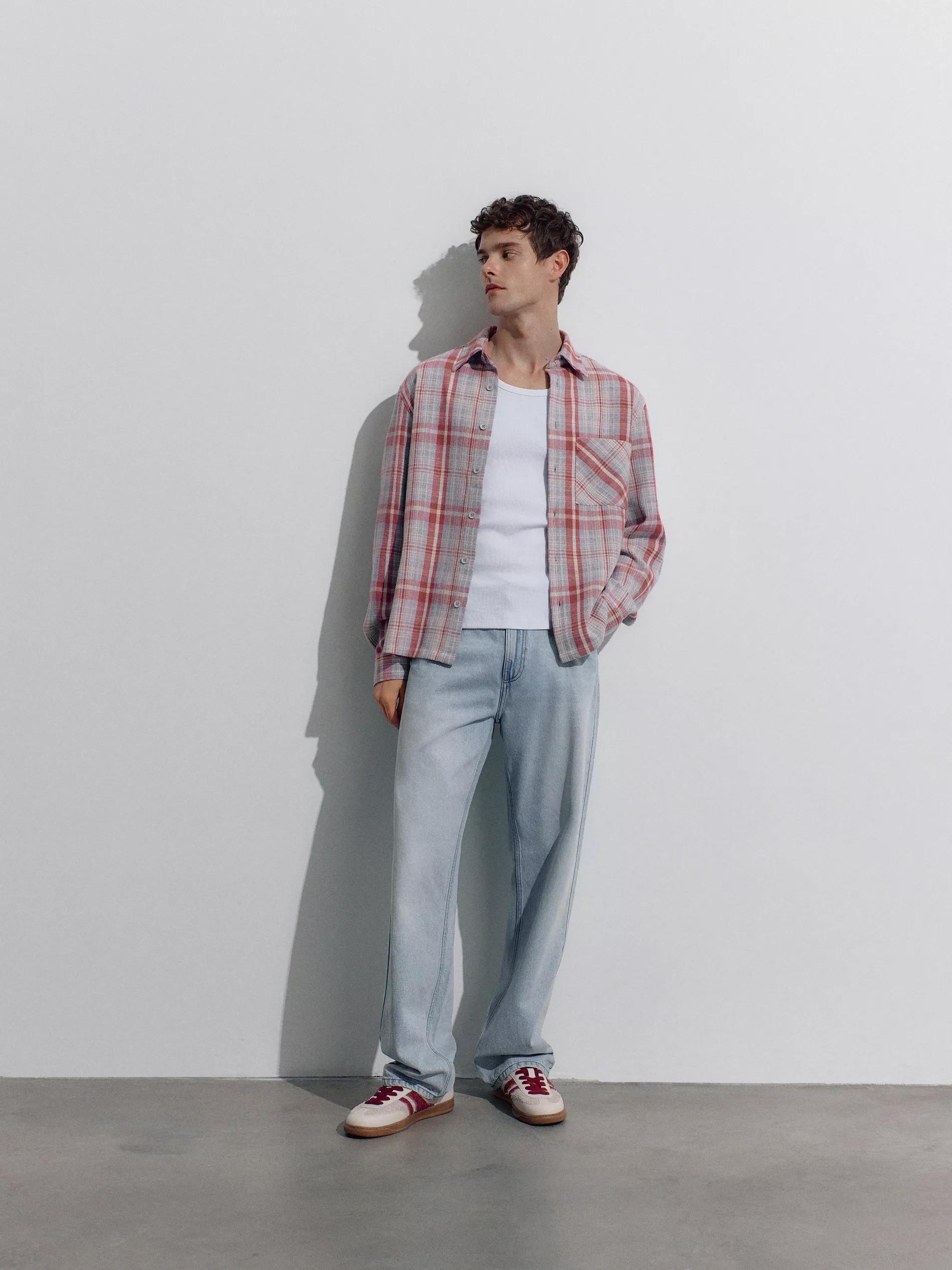 Multicolour Comfort Fit Check Shirt, , large image number 3