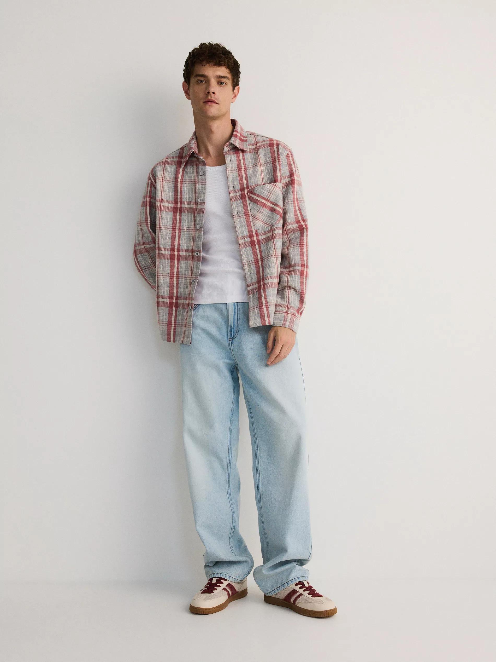 Multicolour Comfort Fit Check Shirt, , large image number 7