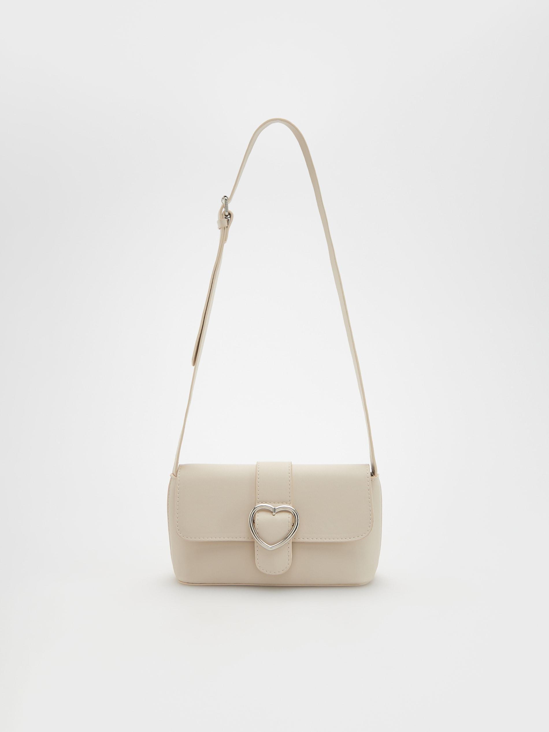Beige Messenger Bag, Kids Girls, Beige, large image number 1