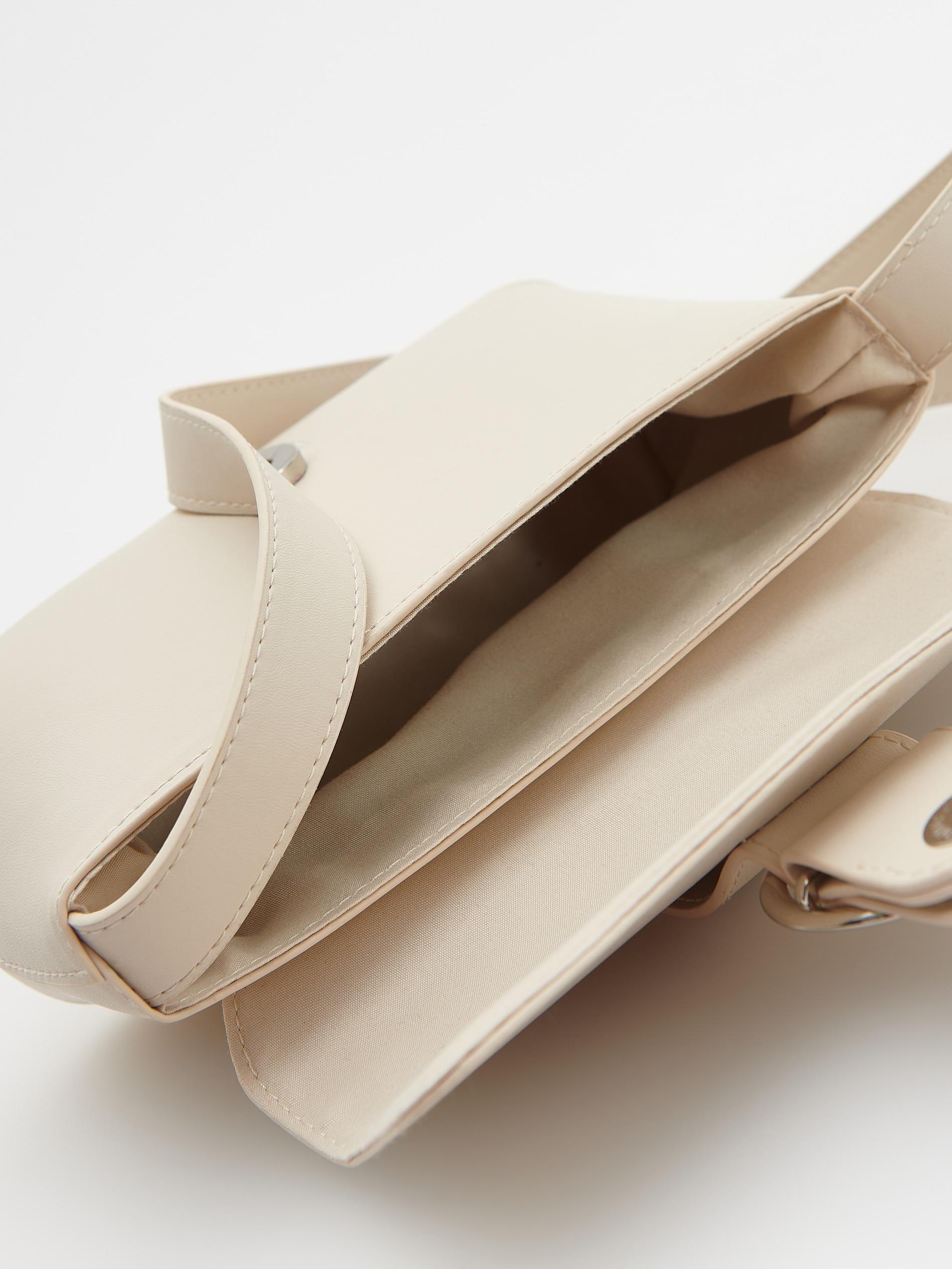 Beige Messenger Bag, Kids Girls, Beige, large image number 5