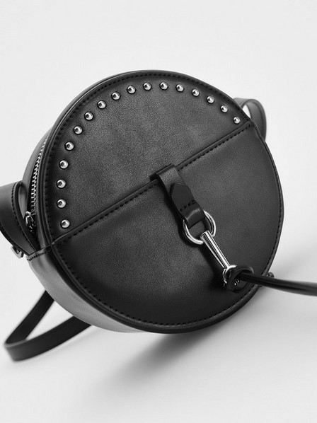 Reserved - black Round bag