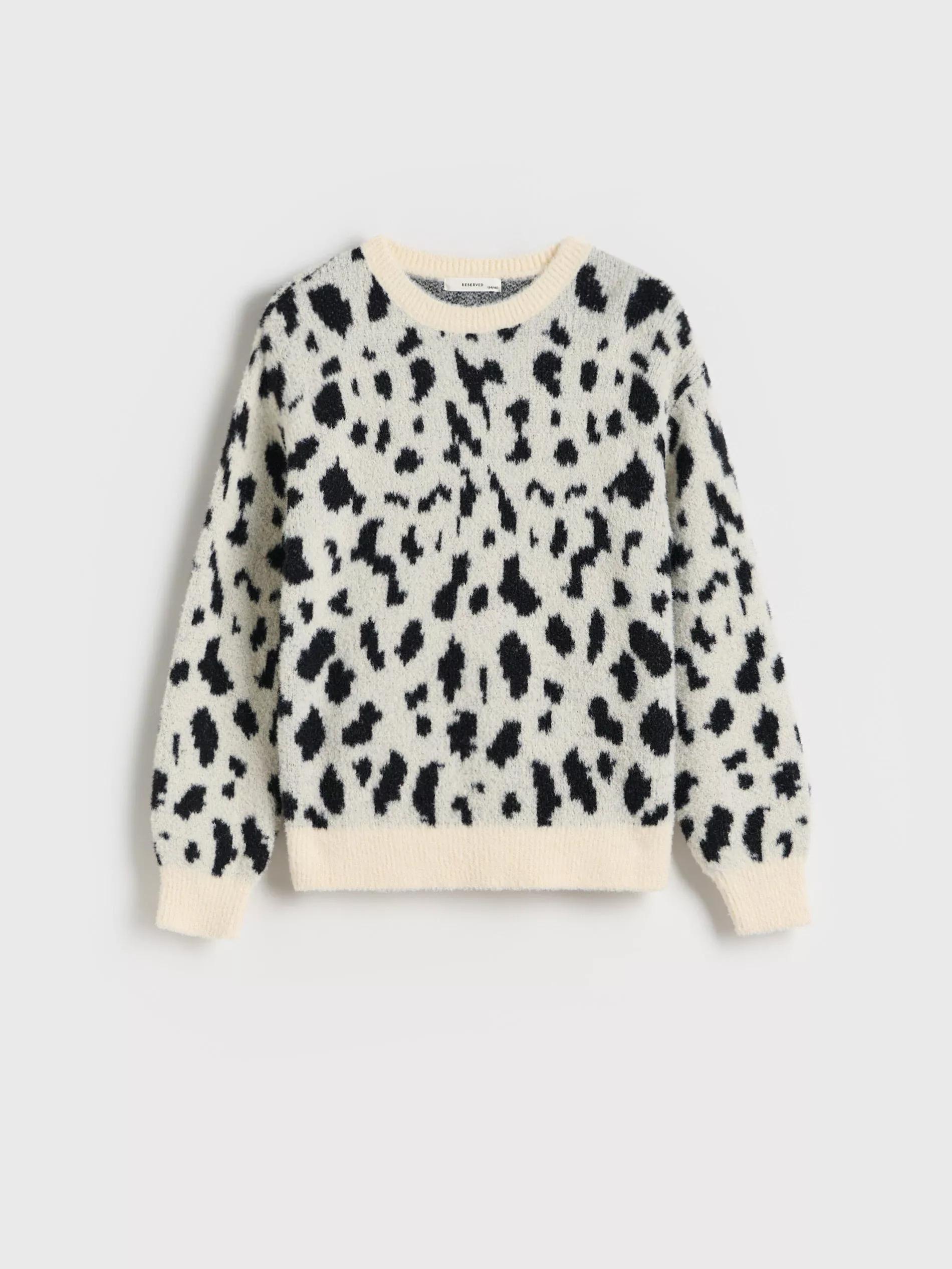 Multicolour Animal Print Sweater, , large image number 5