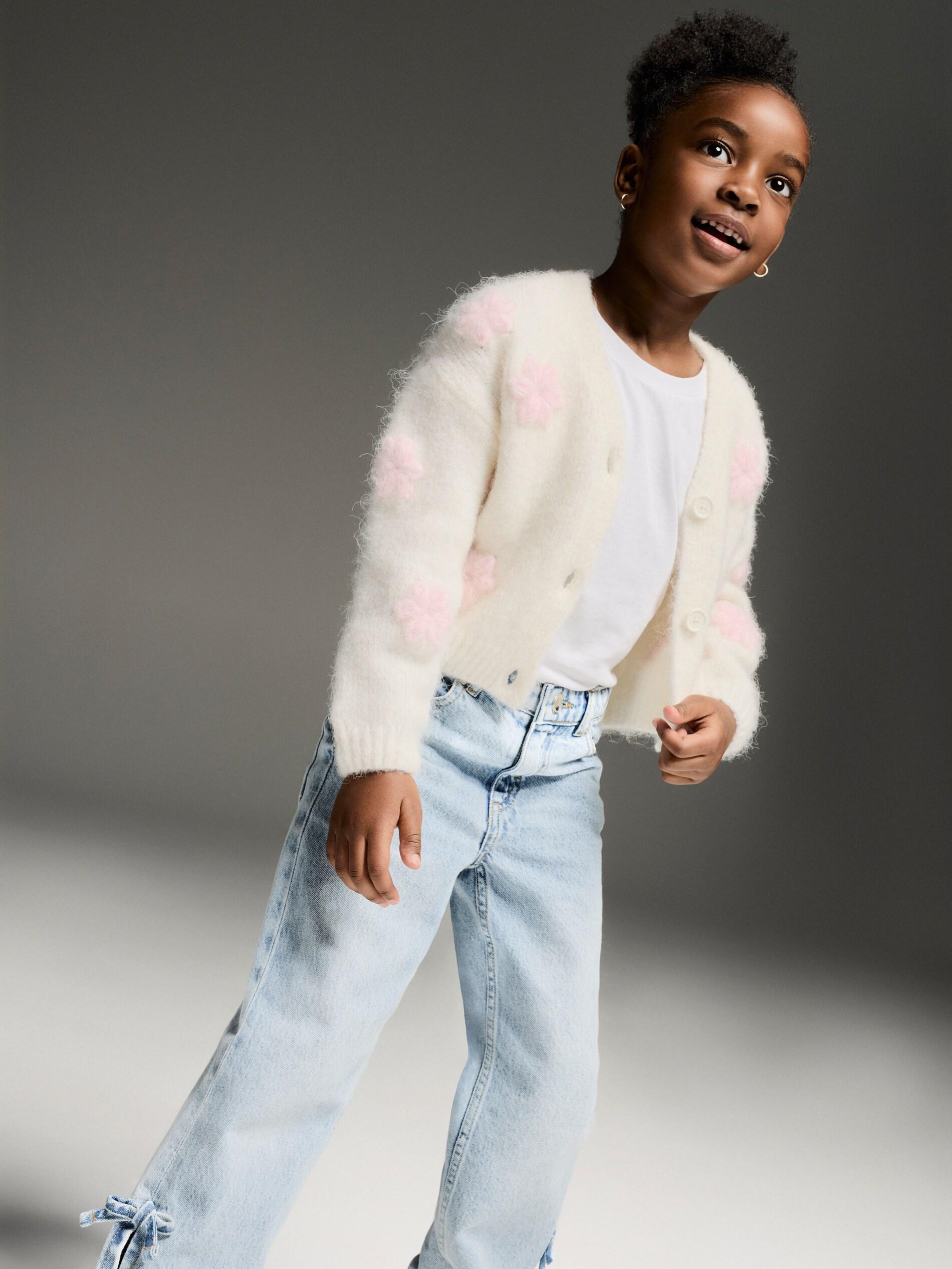 CREAM Fluffy jumper, Ivory, large image number 2